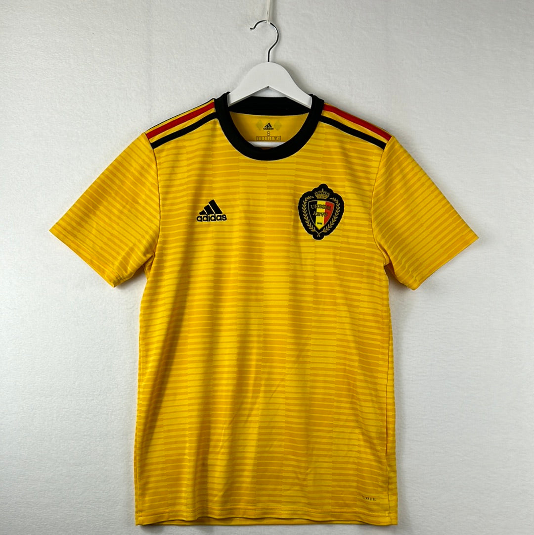 Belgium 2018 Away Shirt Small Adidas BQ4536