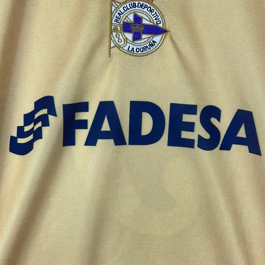 Deportivo La Coruna 2002/2003 Player Issue Away Shirt - Romero 3 - Long Sleeve