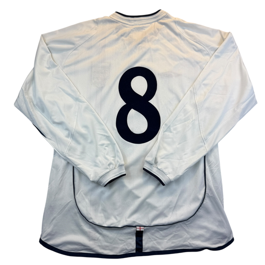 England Player Issue 2001 Long Sleeve Home Shirt