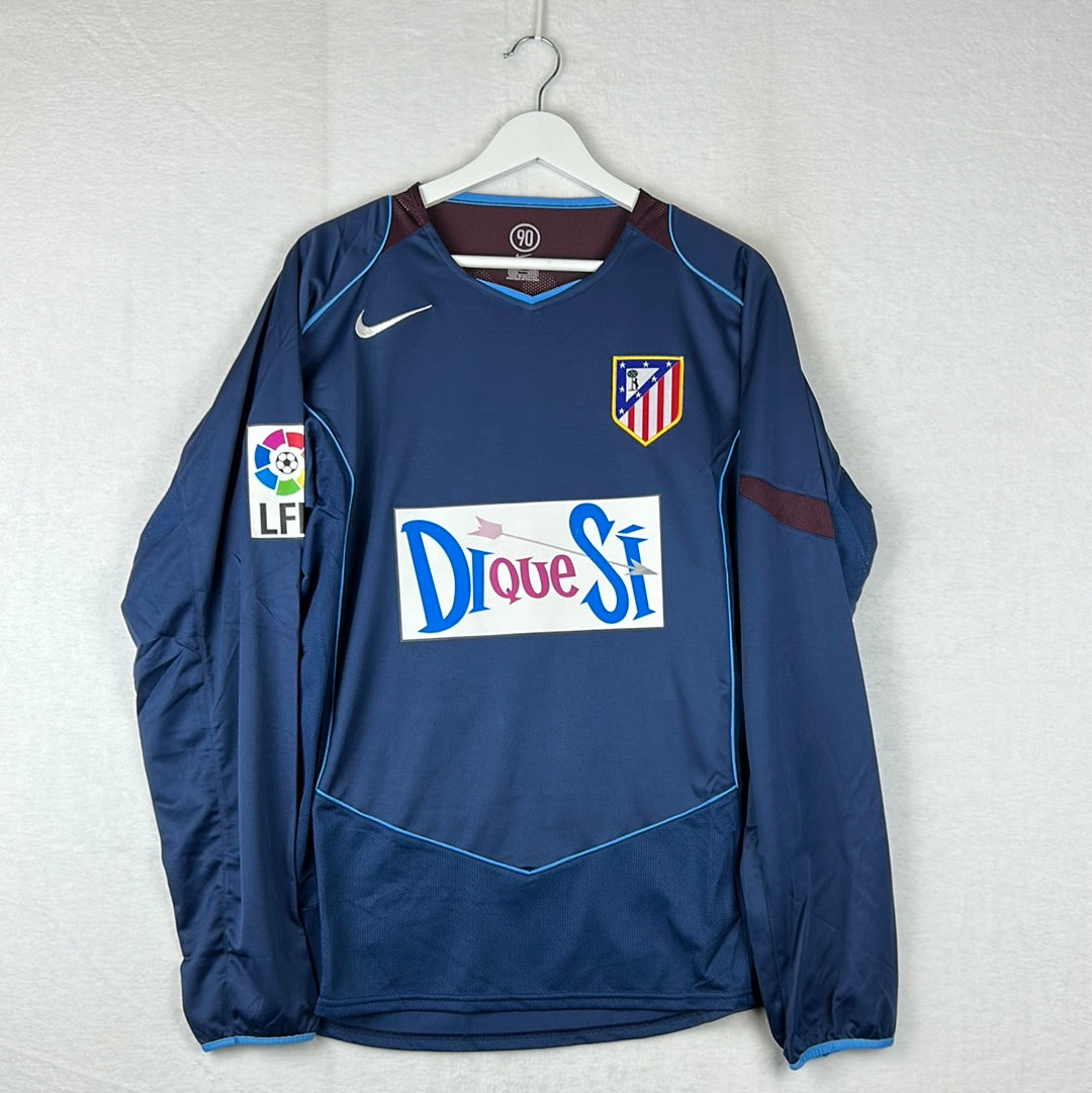 Atletico Madrid 2004/2005 Player Issue Away Shirt - Luccin 23 - Disque Si