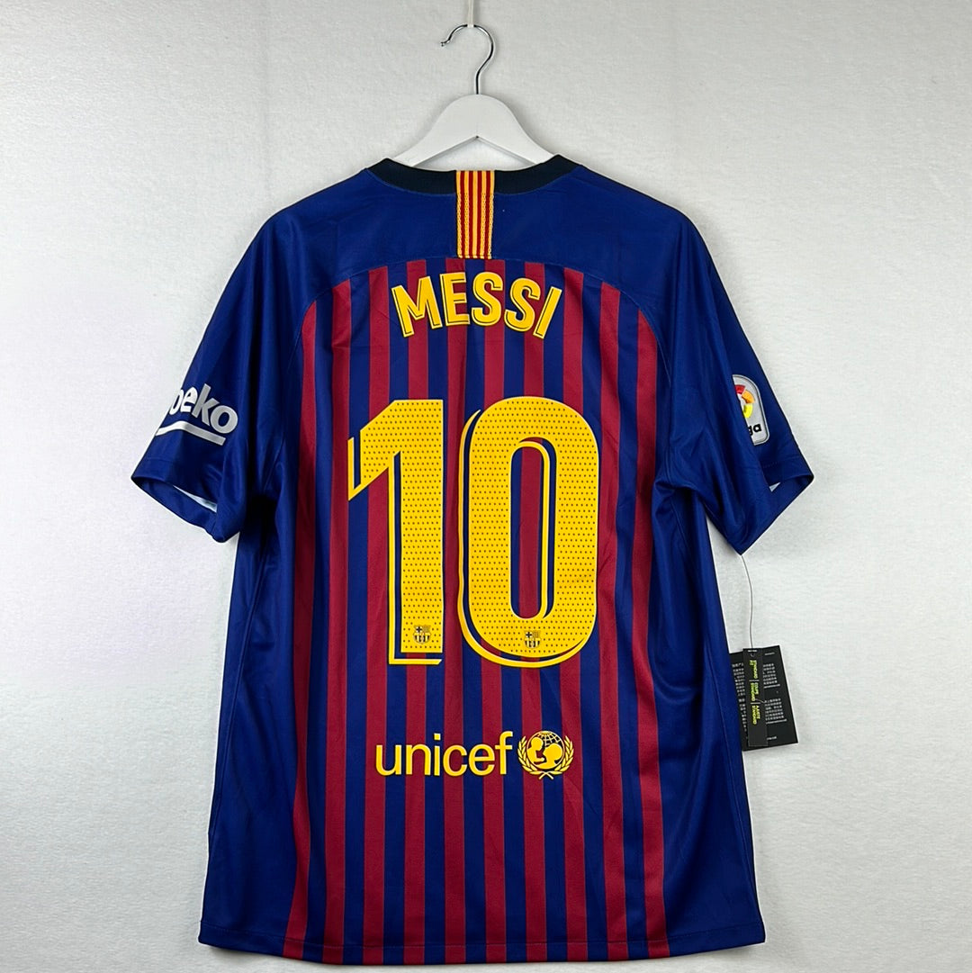 Barcelona 2018/2019 Home Shirt Messi 10