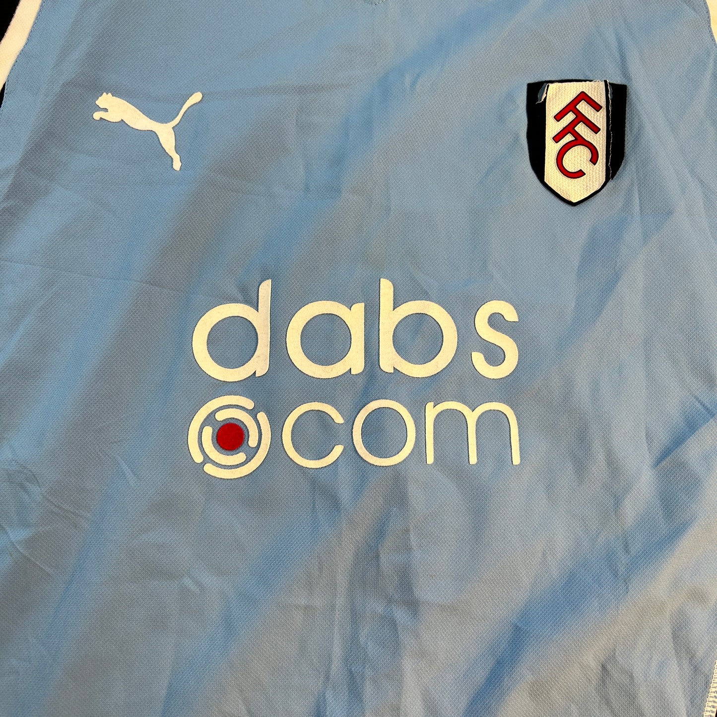 Fulham 2003/2004 Match Worn Away Shirt - Cole 9