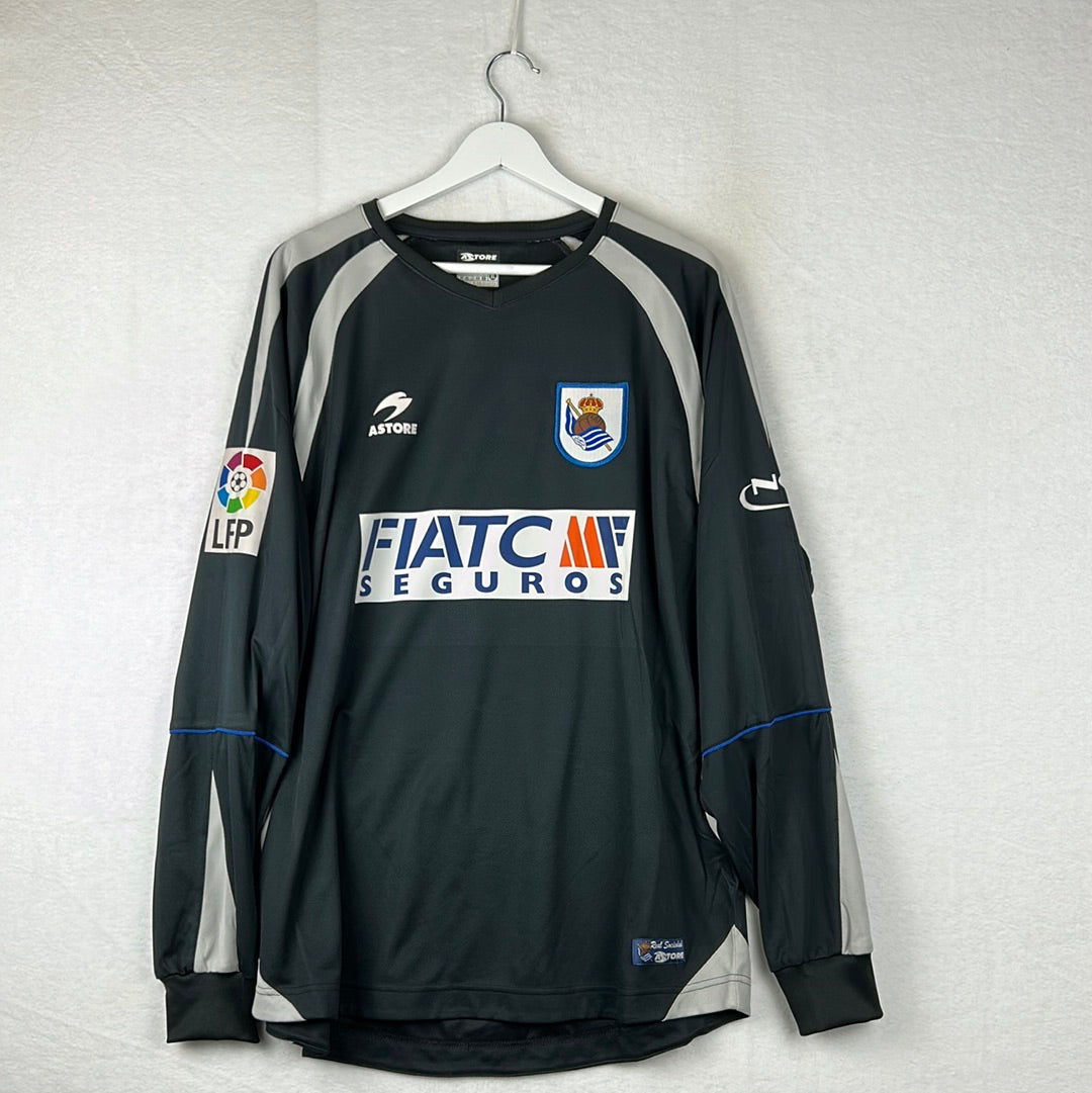 Real Sociedad 2006/2007 Player Issue Goalkeeper Shirt - Bravo 25