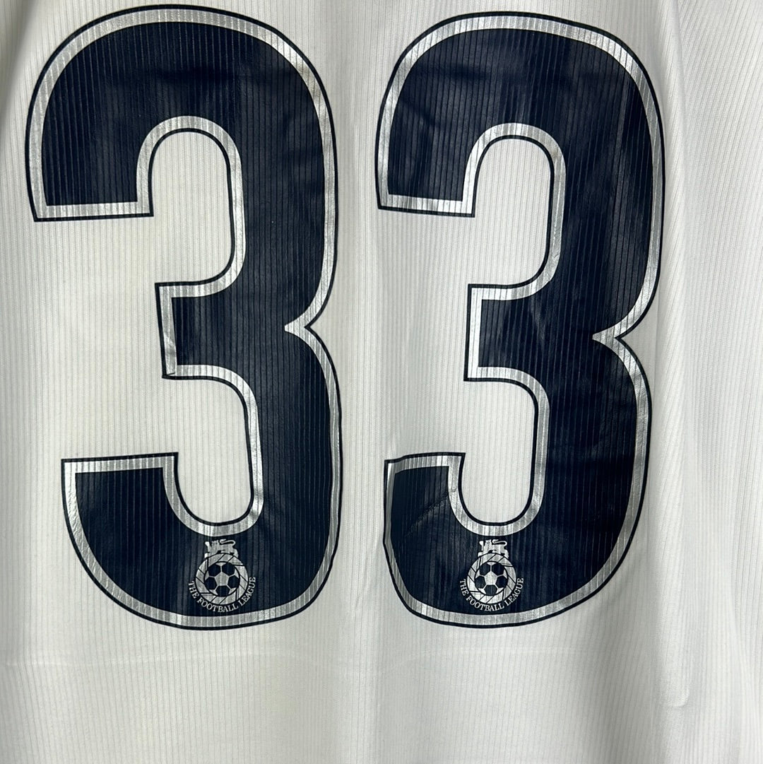 Bolton Wanderers 2000/2001 Player Issue Home Shirt - Summerbee 33