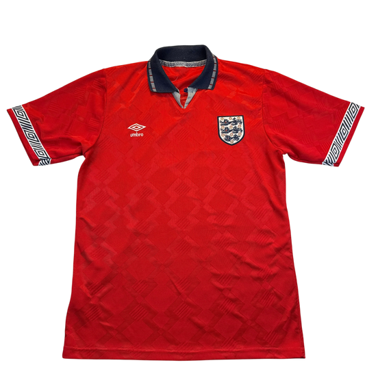 England 1990 Player Issue Away Shirt Front