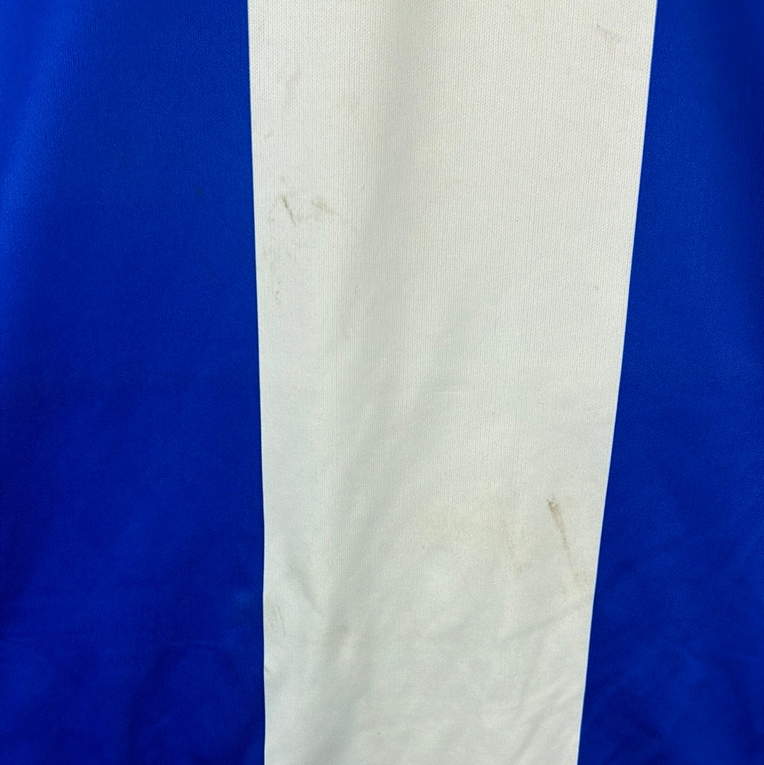Espanyol 2004-2006 L/S Match Worn Home Shirt - XL - Fredson 15