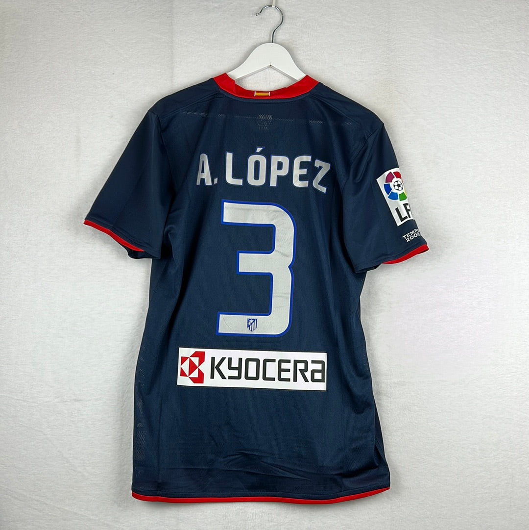 Atletico Madrid 2008/2009 Player Issue Away Shirt