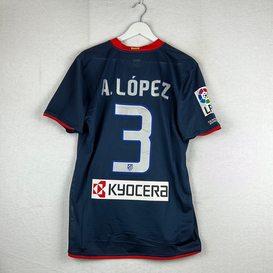 Atletico Madrid 2008/2009 Player Issue Away Shirt