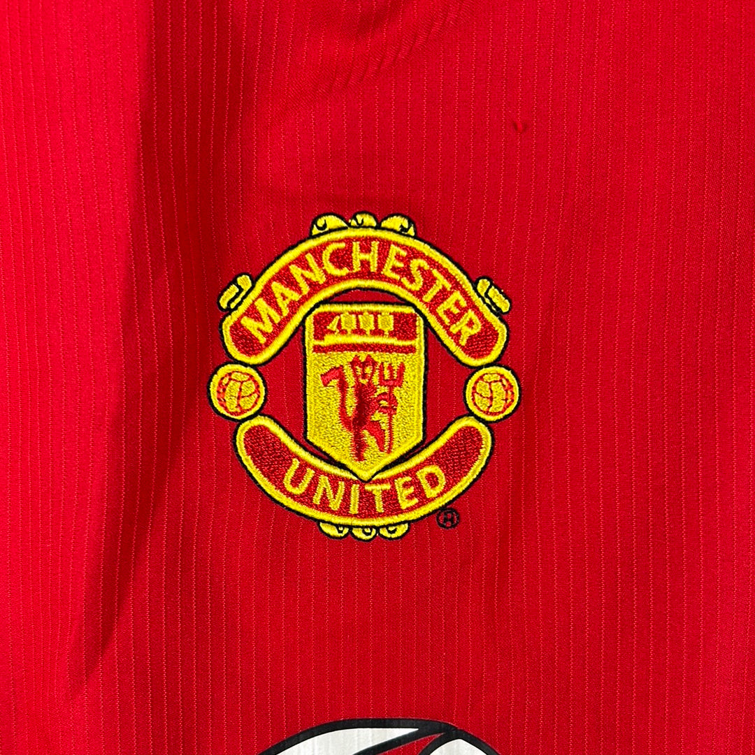 Manchester United 2004-2005 Home Shirt - Long Sleeve - Extra Large