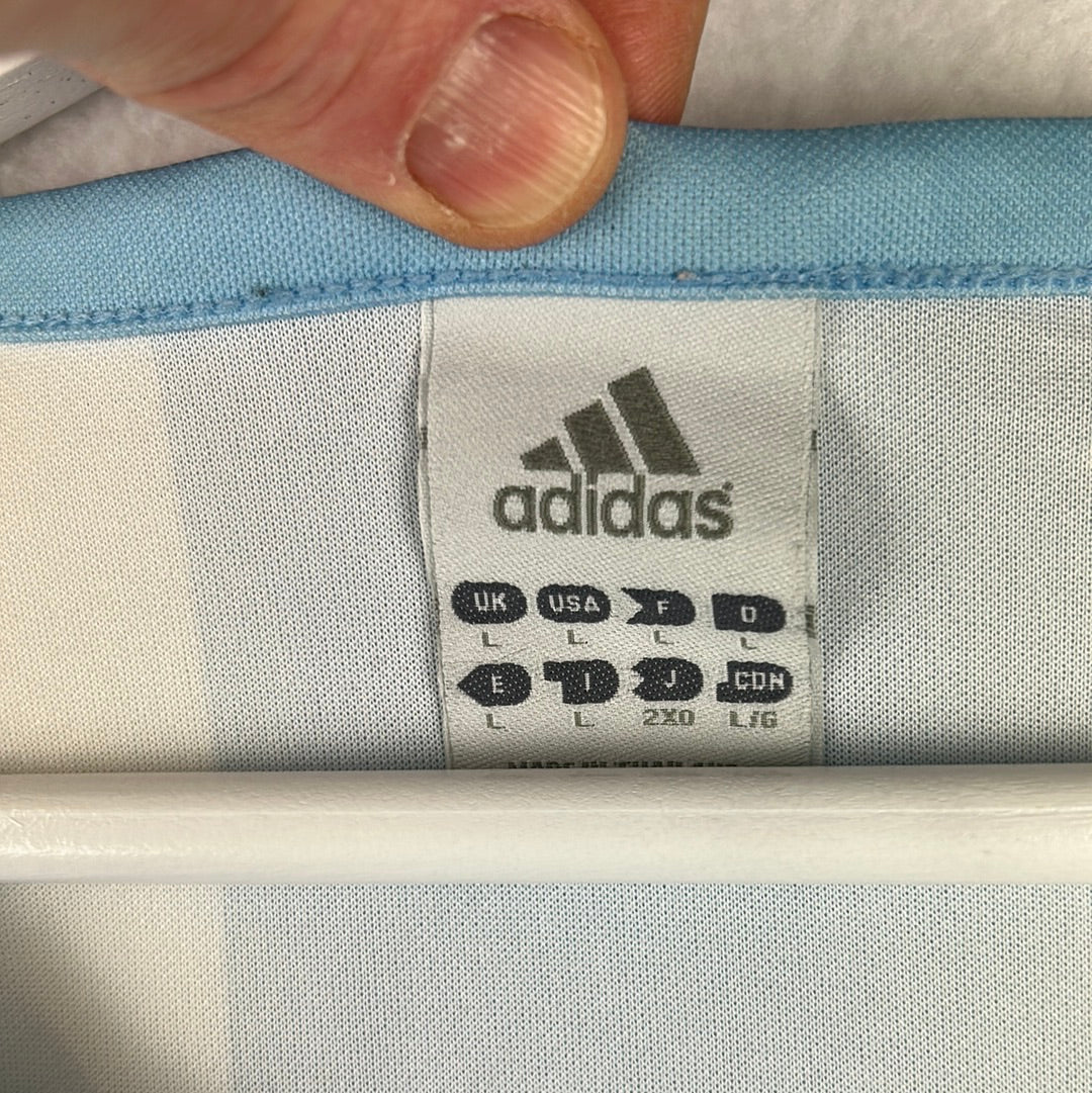 Argentina 2008-2009 Home Shirt - Large - Good Condition