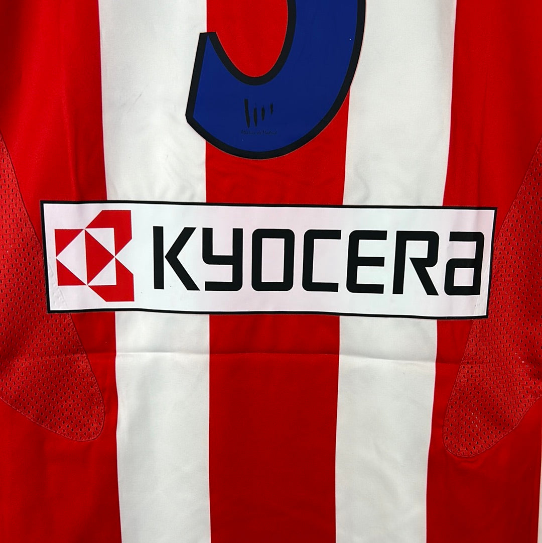 Atletico Madrid 2005/2006 Player Issue Home Shirt - Luccin 5