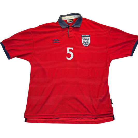 England Player Issue 2000 Away Shirt - No 5
