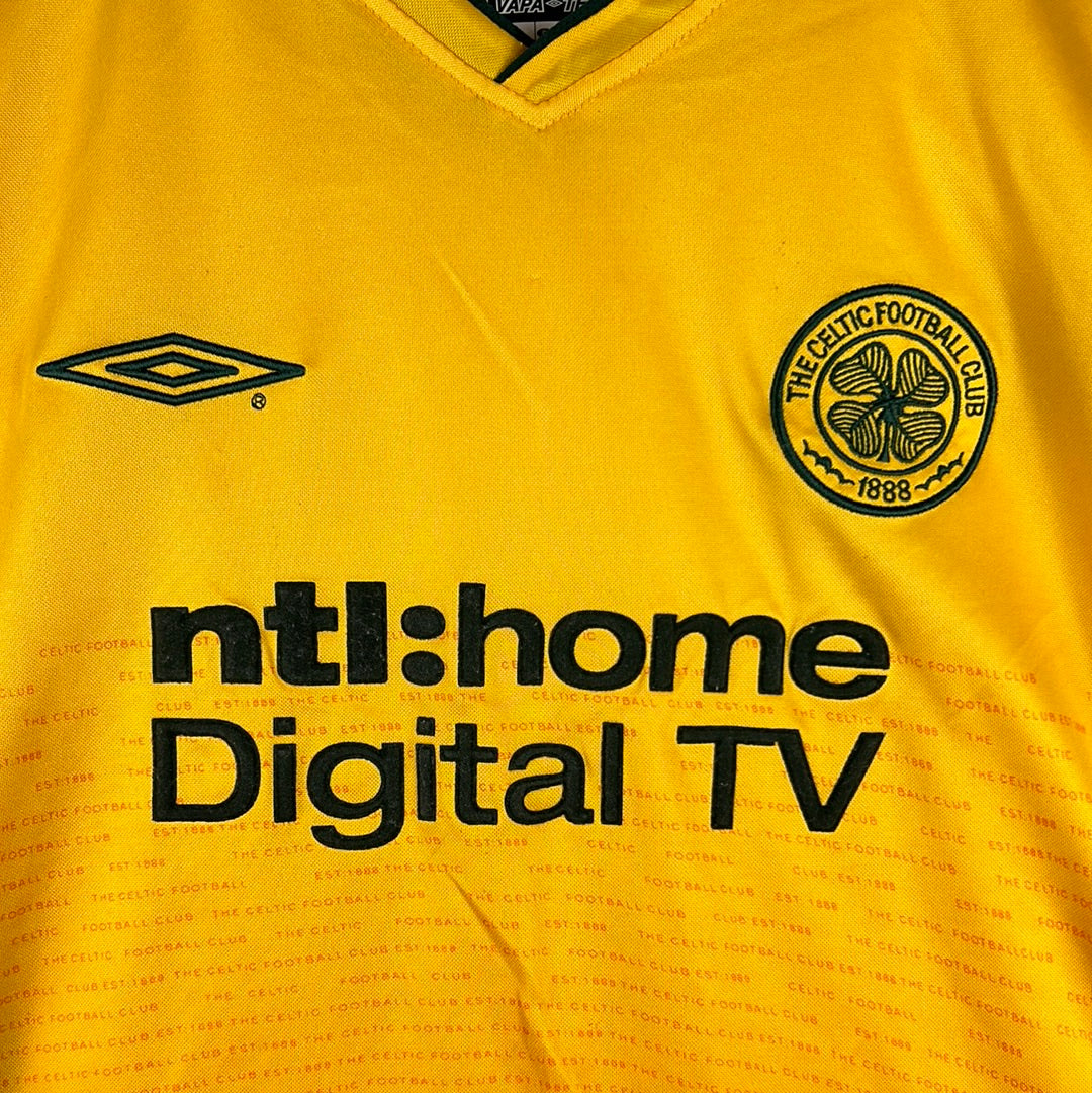 Celtic 2002/2003 Away Shirt - Medium - Excellent
