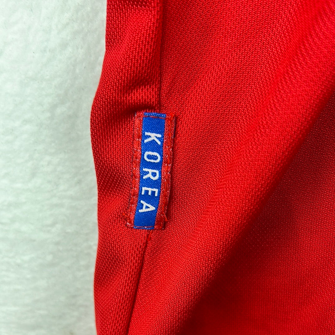 South Korea 1999 Match Worn Shirt v Belgium - Y Y Choi