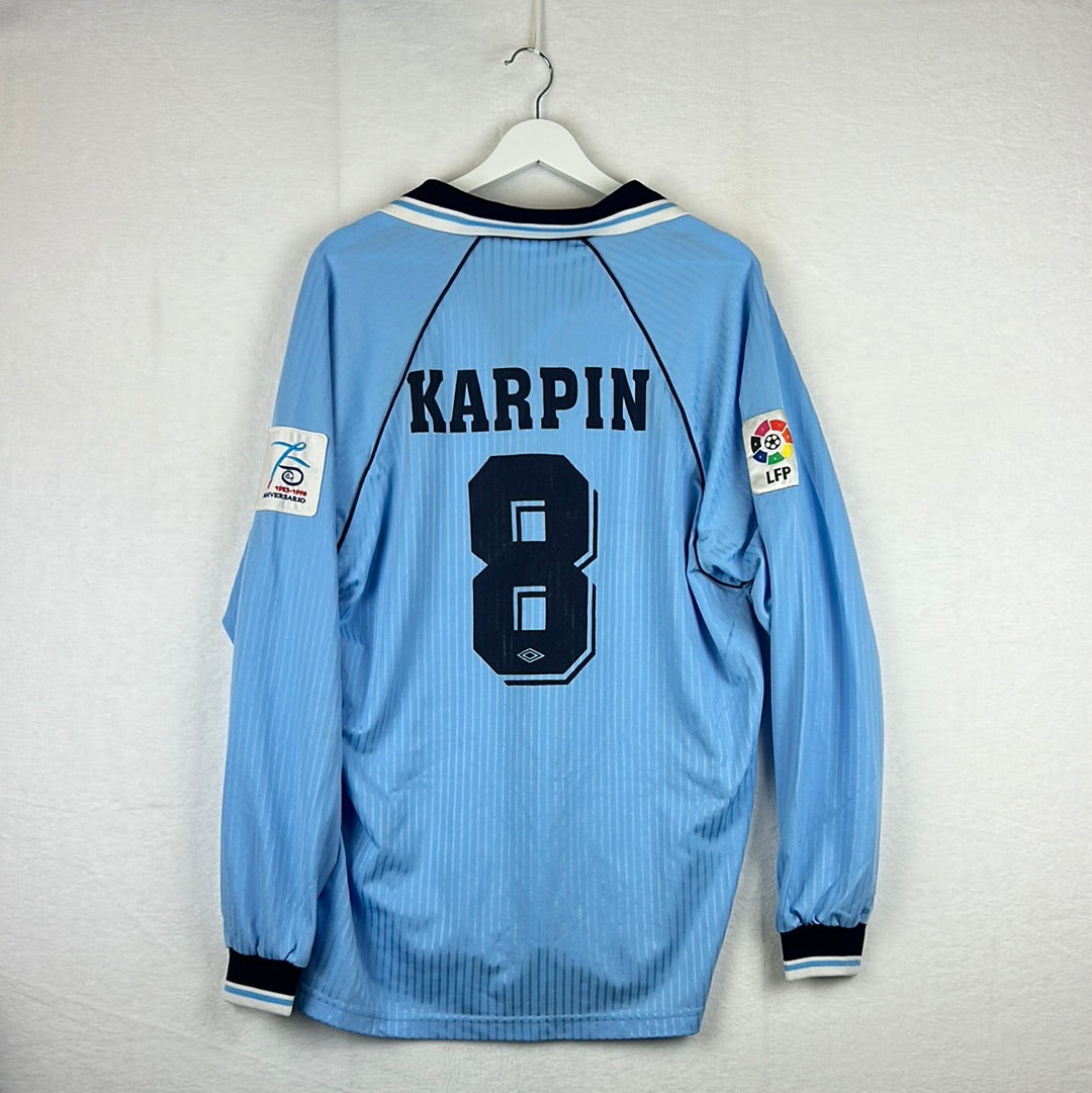 Celta Vigo 1997/1998 Player Issue Home Shirt