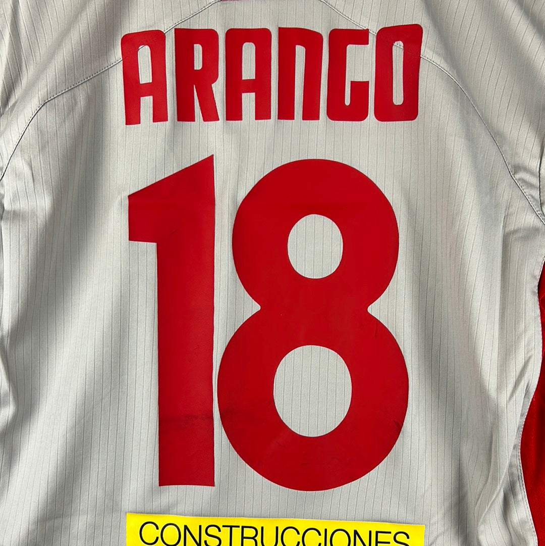 Real Mallorca 2007-2008 Match Worn Away Shirt - Large - Arango 18