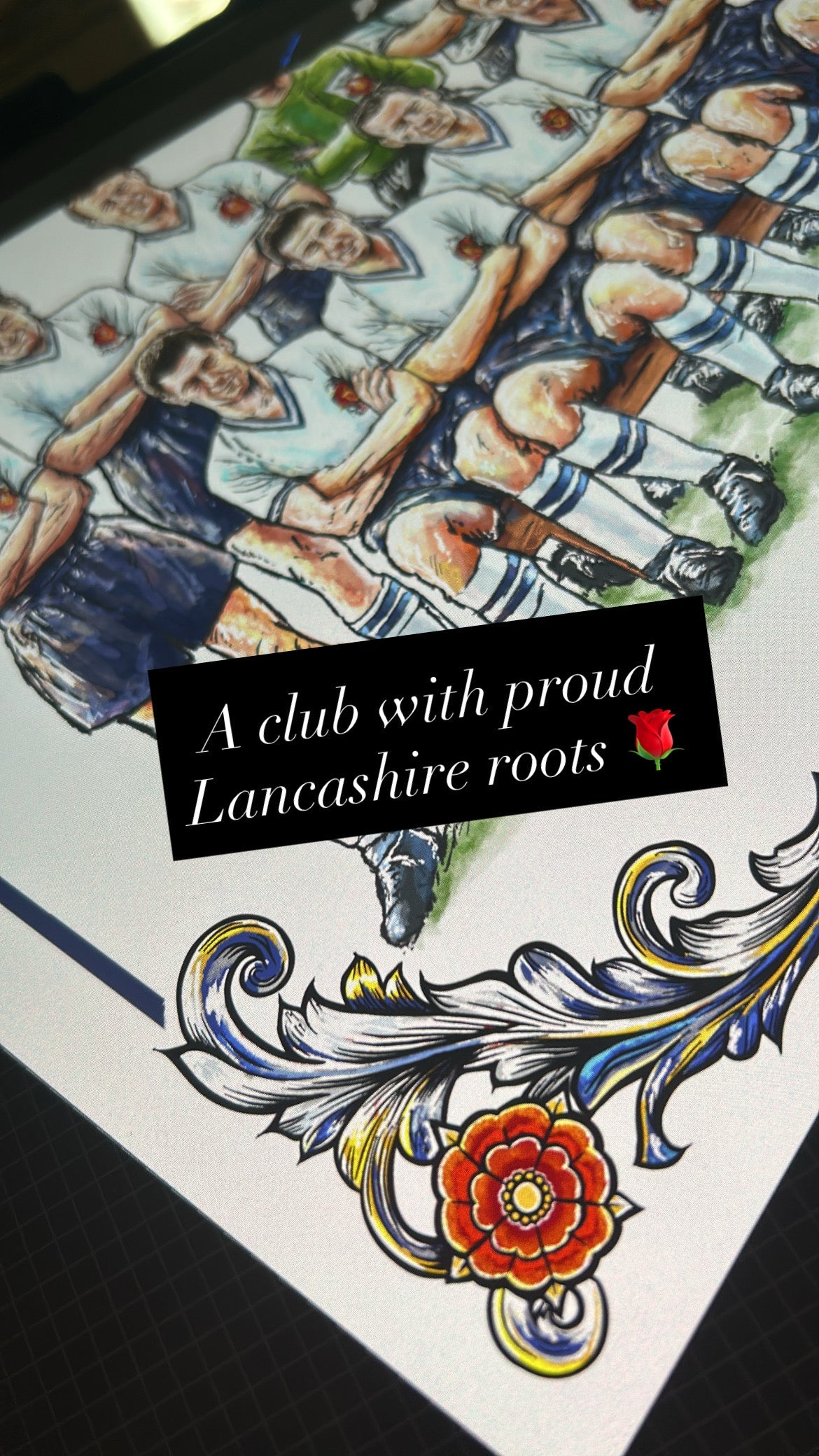 Bolton Inspired 1958 Team Football Art Print