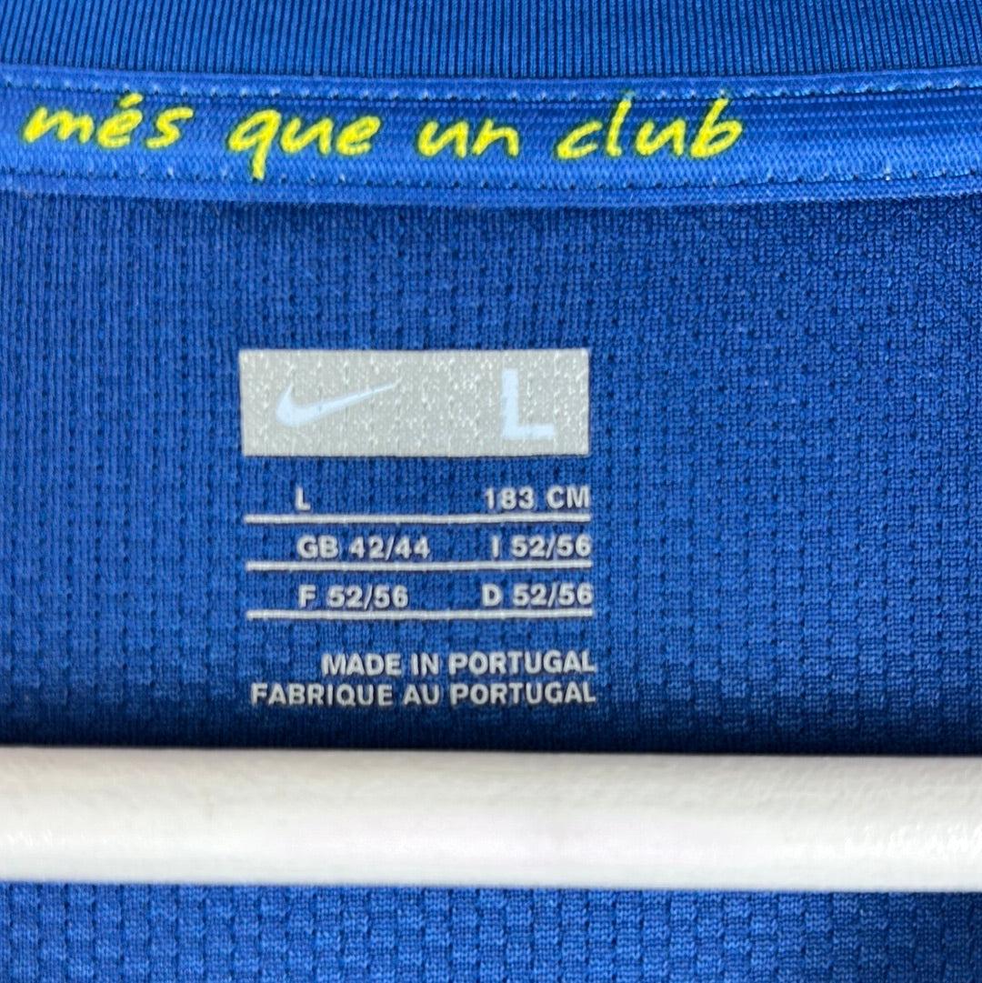 Barcelona 2007/2008 Match Worn Home Shirt - Marquez 4 - COA