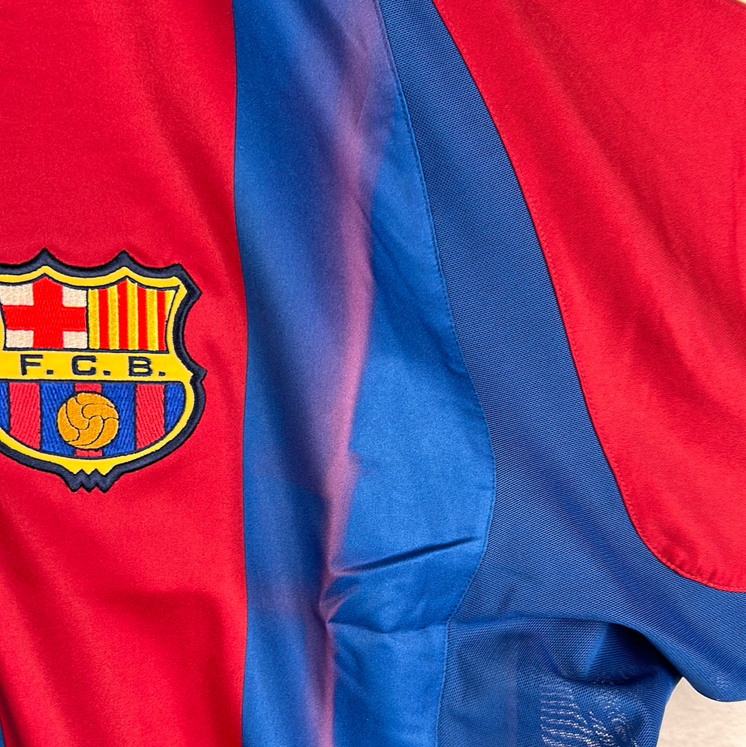 Barcelona 2002/2003 Player Issued Home Shirt - Luis Enrique 21 - Signed