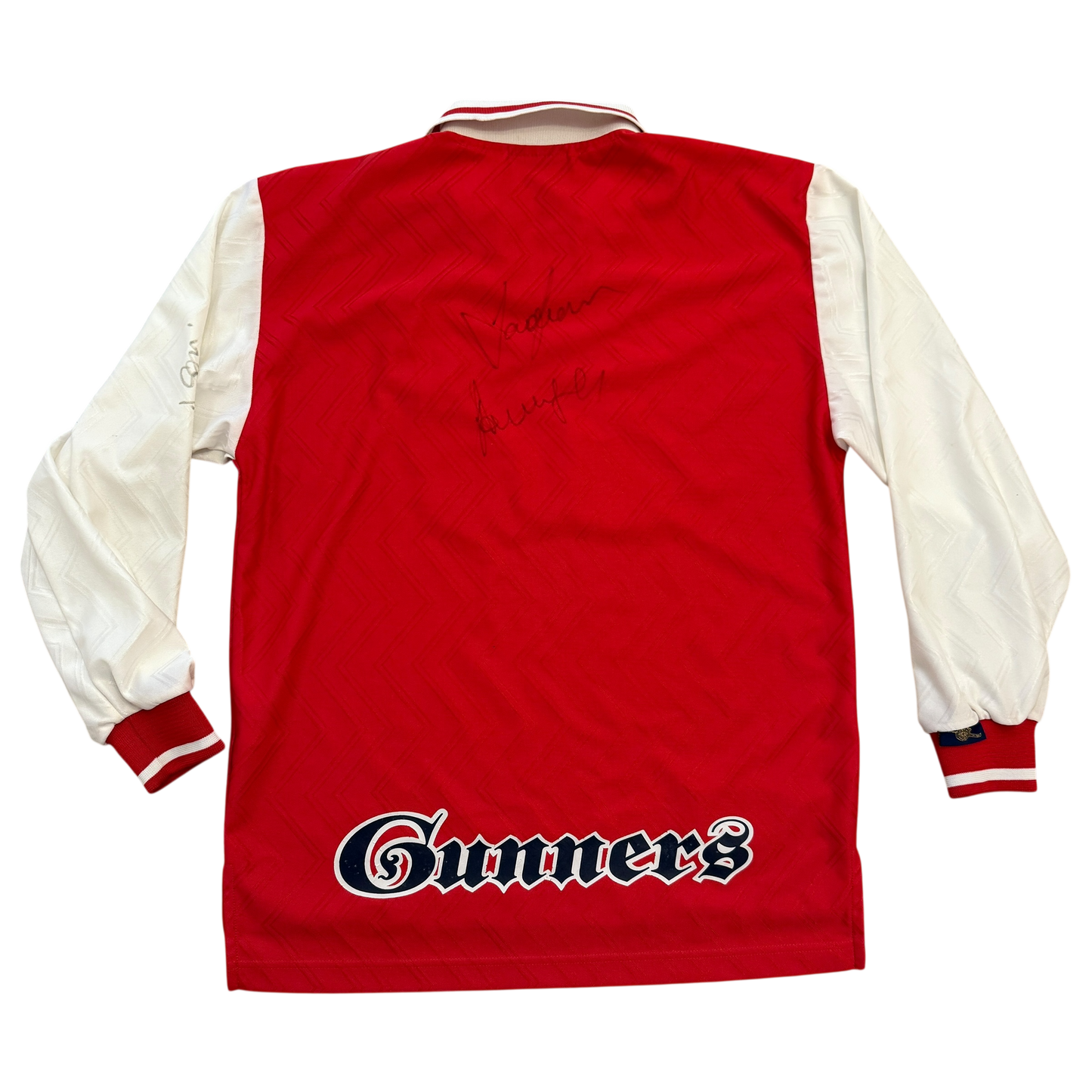Arsenal 1994/1995 Home Shirt - Long Sleeve - Squad Signed