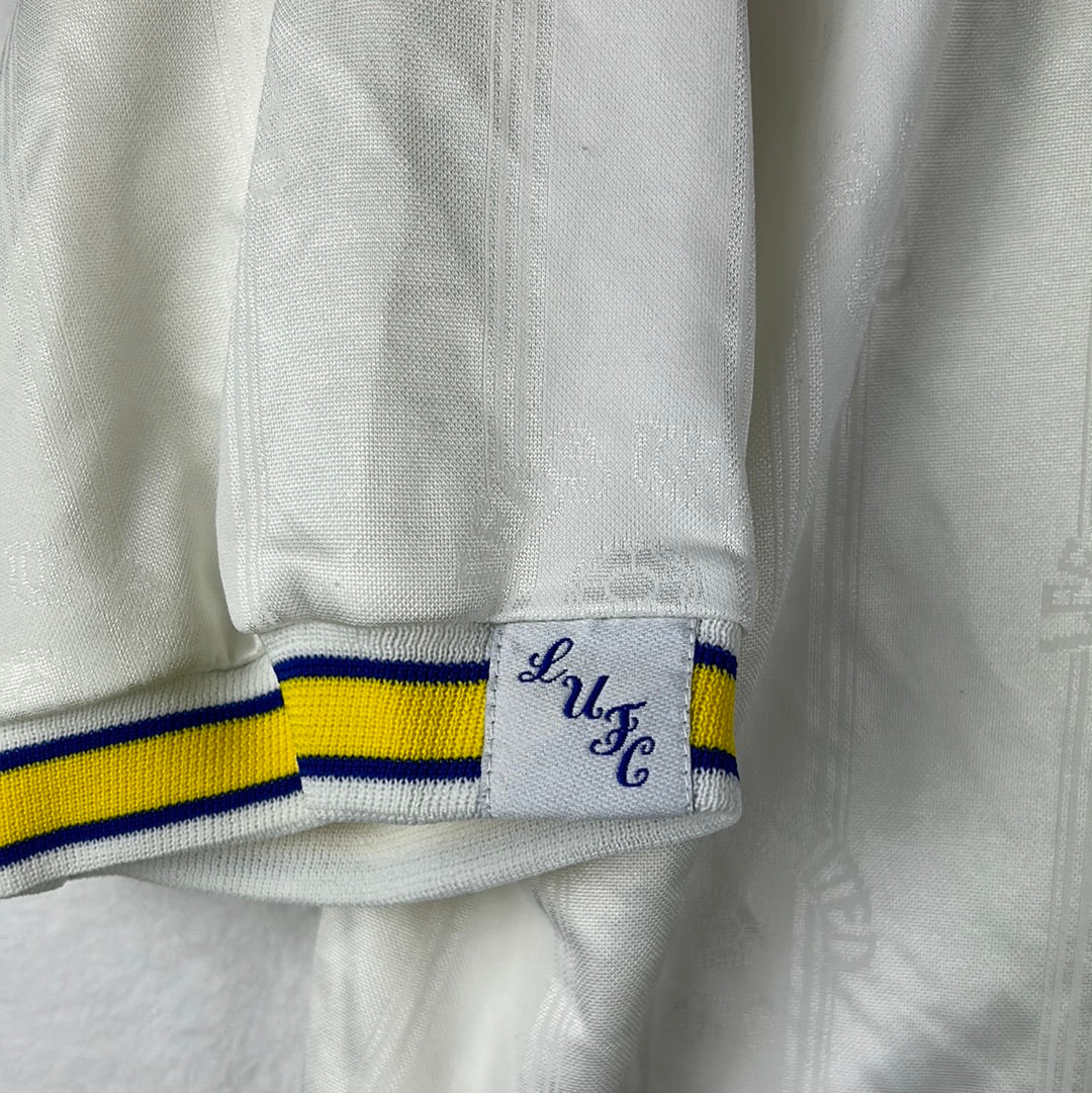 Leeds United 1996-1998 Home Shirt - Large - Sharpe 7