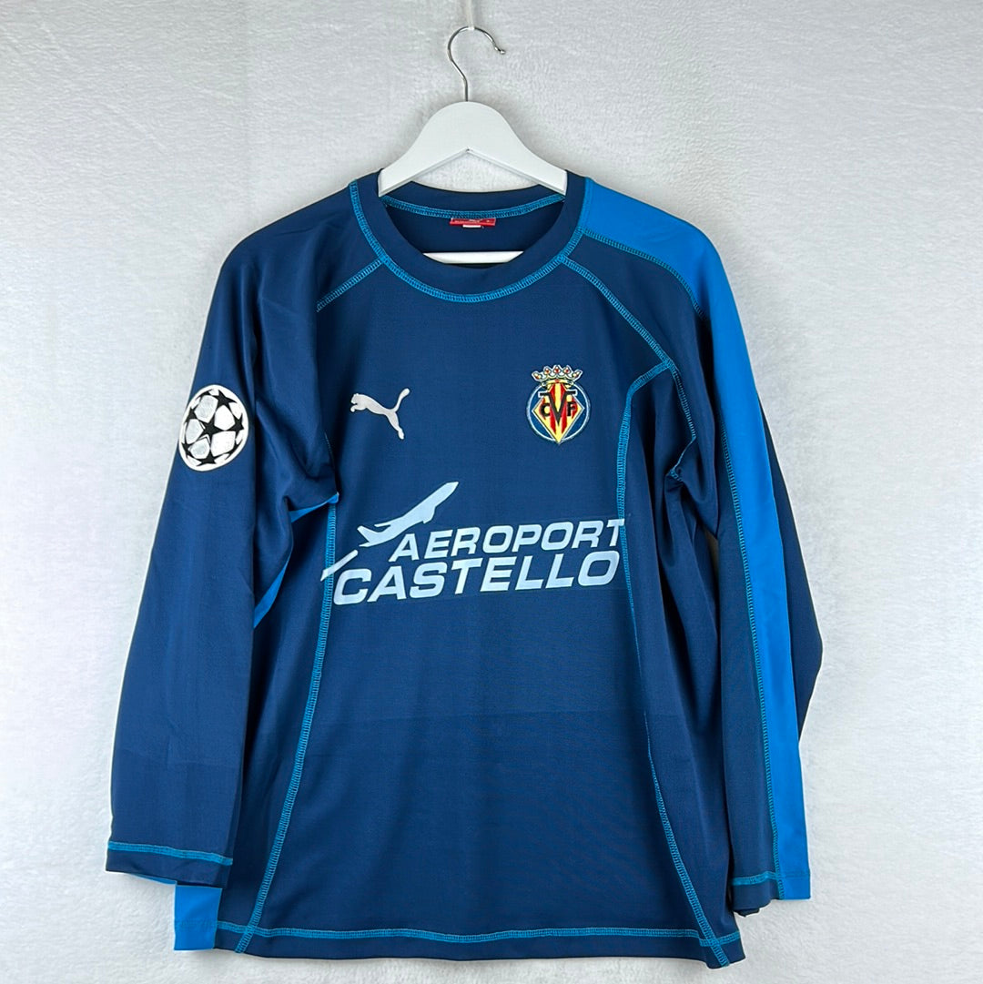 Villarreal 2005/2006 Player Issue Goalkeeper Shirt - Barbosa 25
