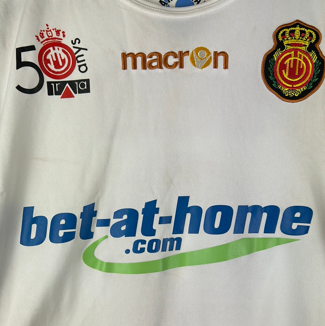 RCD Mallorca 2010-2011 Match Worn Away Shirt - Webo 9