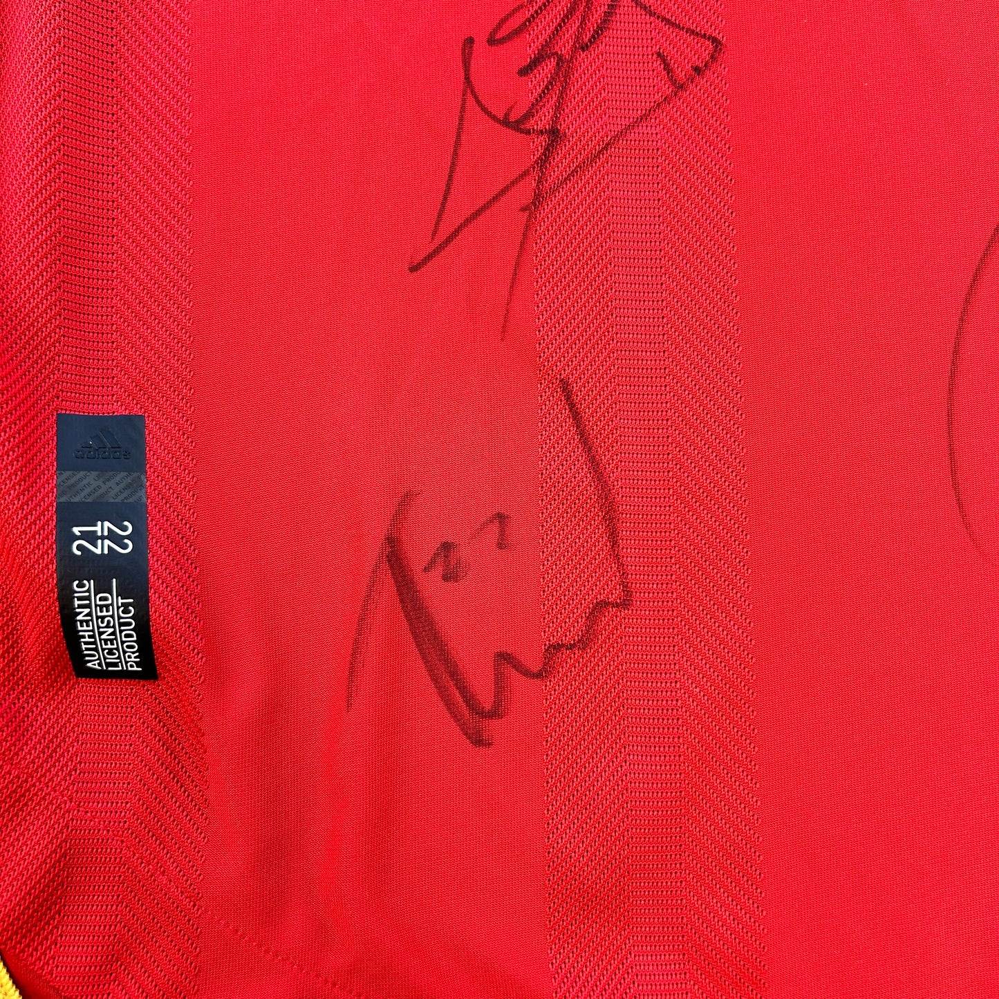Manchester United 2021/2022 Authentic Home Shirt - Squad Signed - MUFC COA