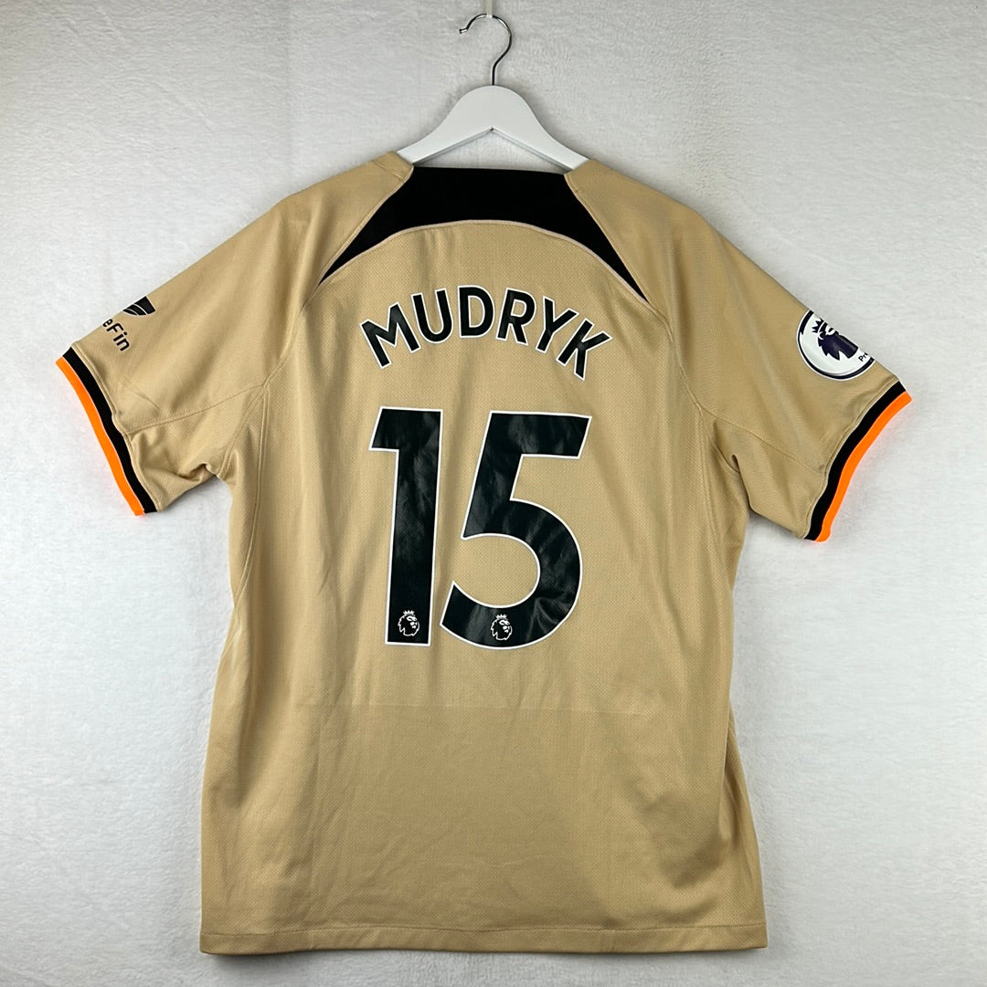 Chelsea 2022-2023 Third Shirt - Large - Mudryk 15