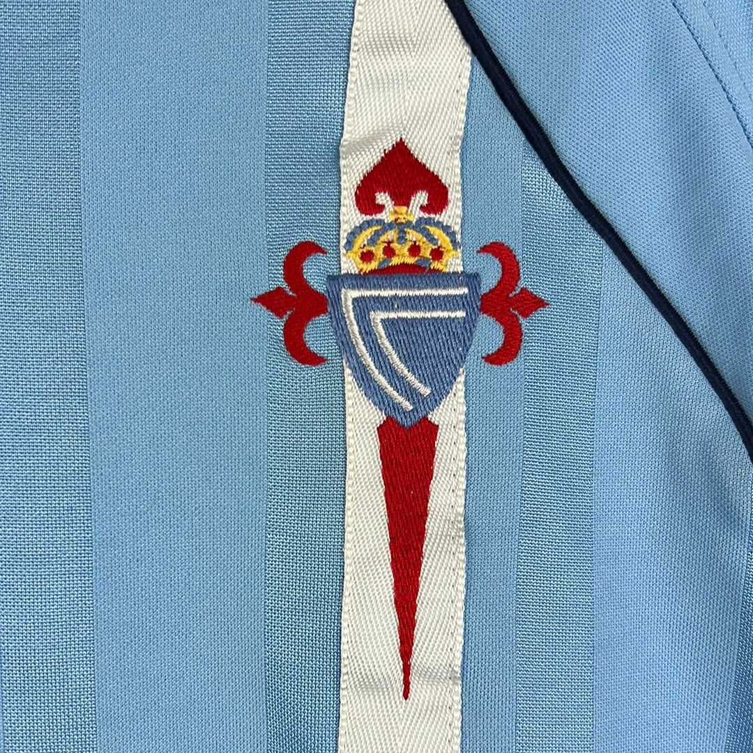Celta Vigo 2001/2002 Player Issue Home Shirt - Giovanella 5 - Long sleeve