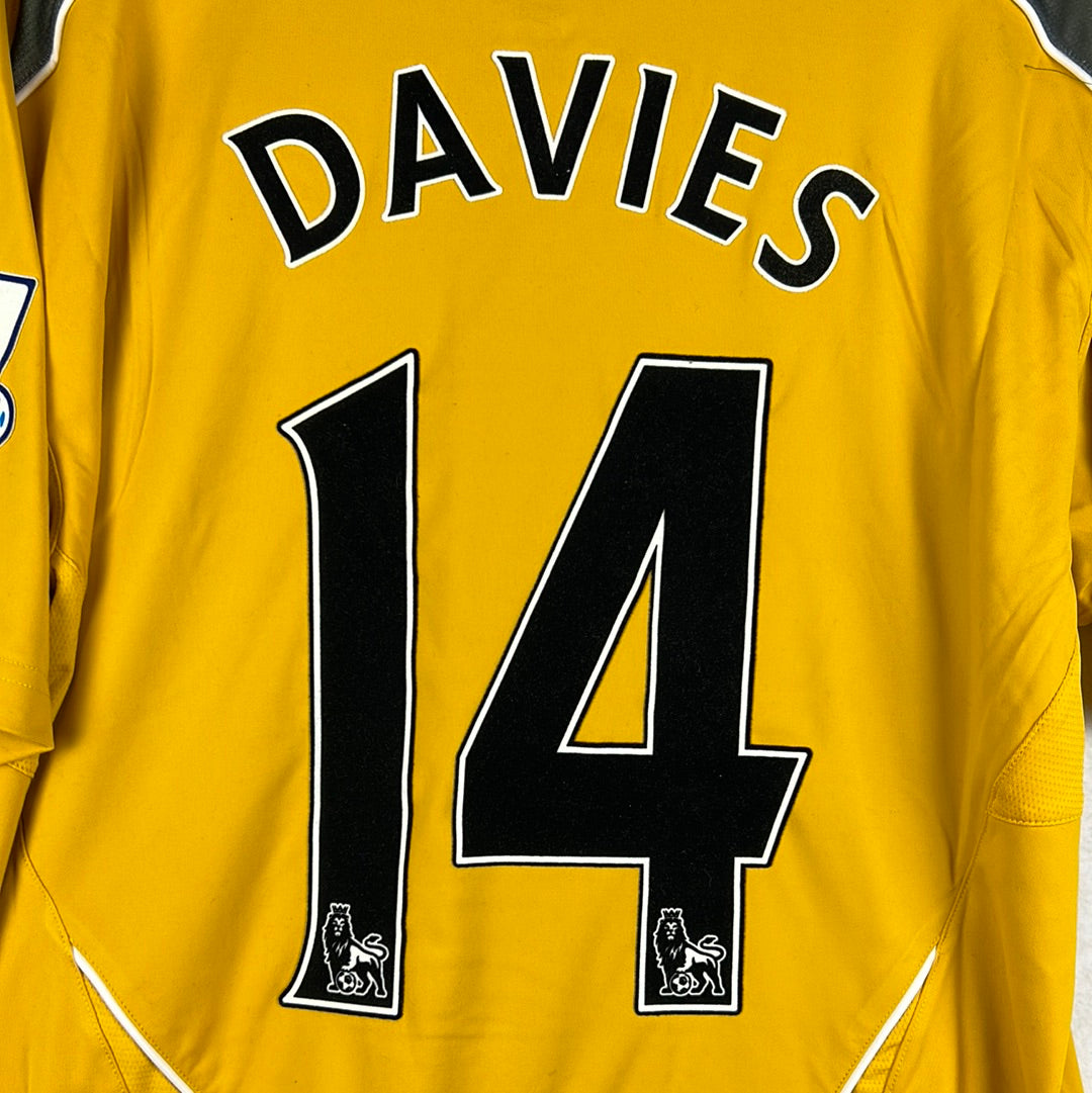 Bolton Wanderers 2008/2009 Player Issue Away Shirt - Davies 14