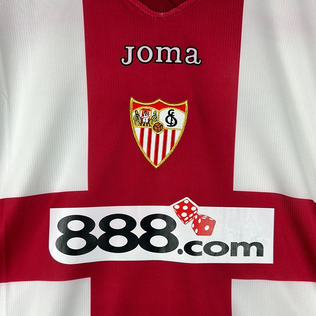 Sevilla 2007/2008 Player Issue European Home Shirt - Kanoute 12