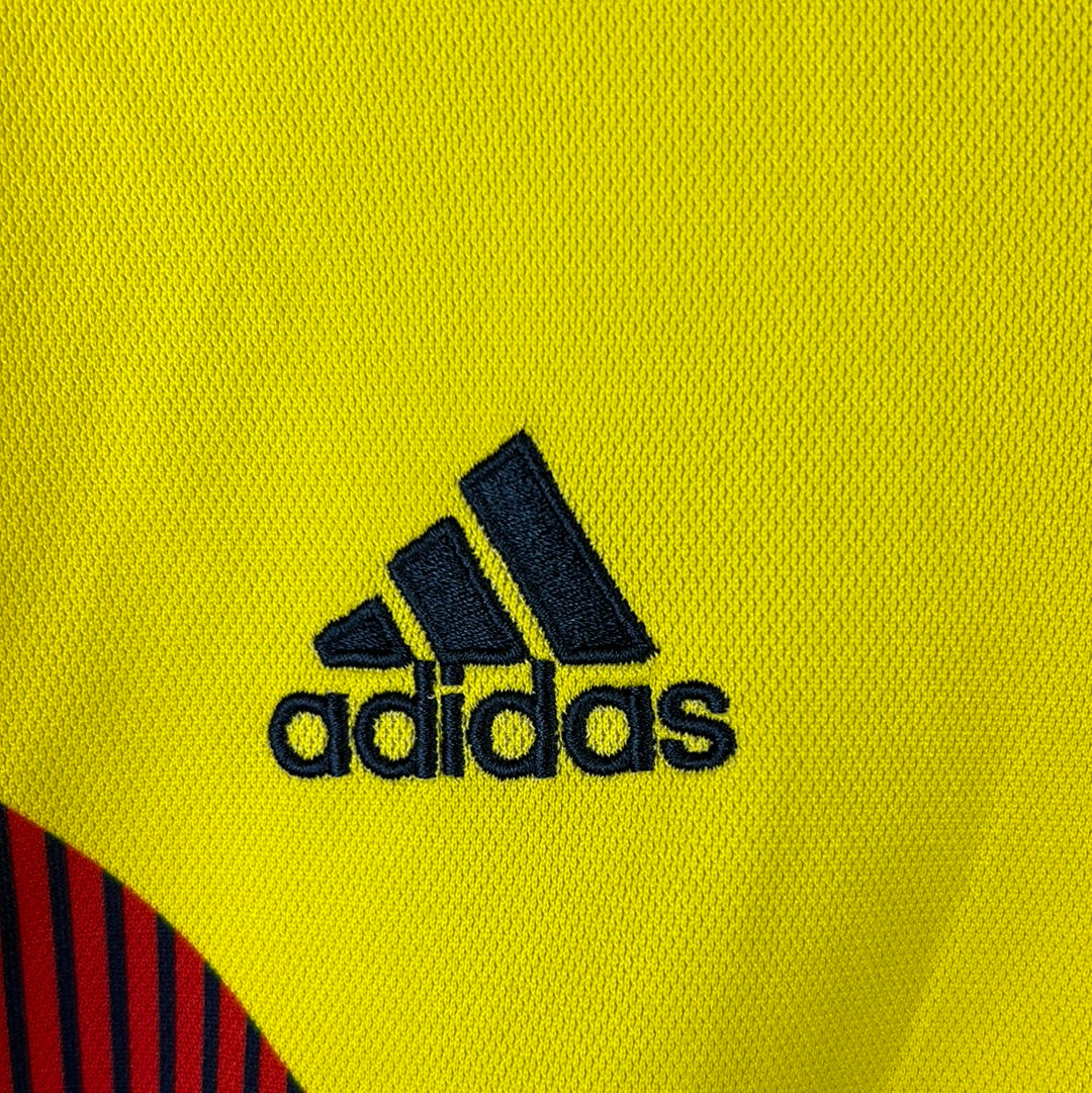 Colombia 2018 Long Sleeve Home Shirt - Large - Excellent
