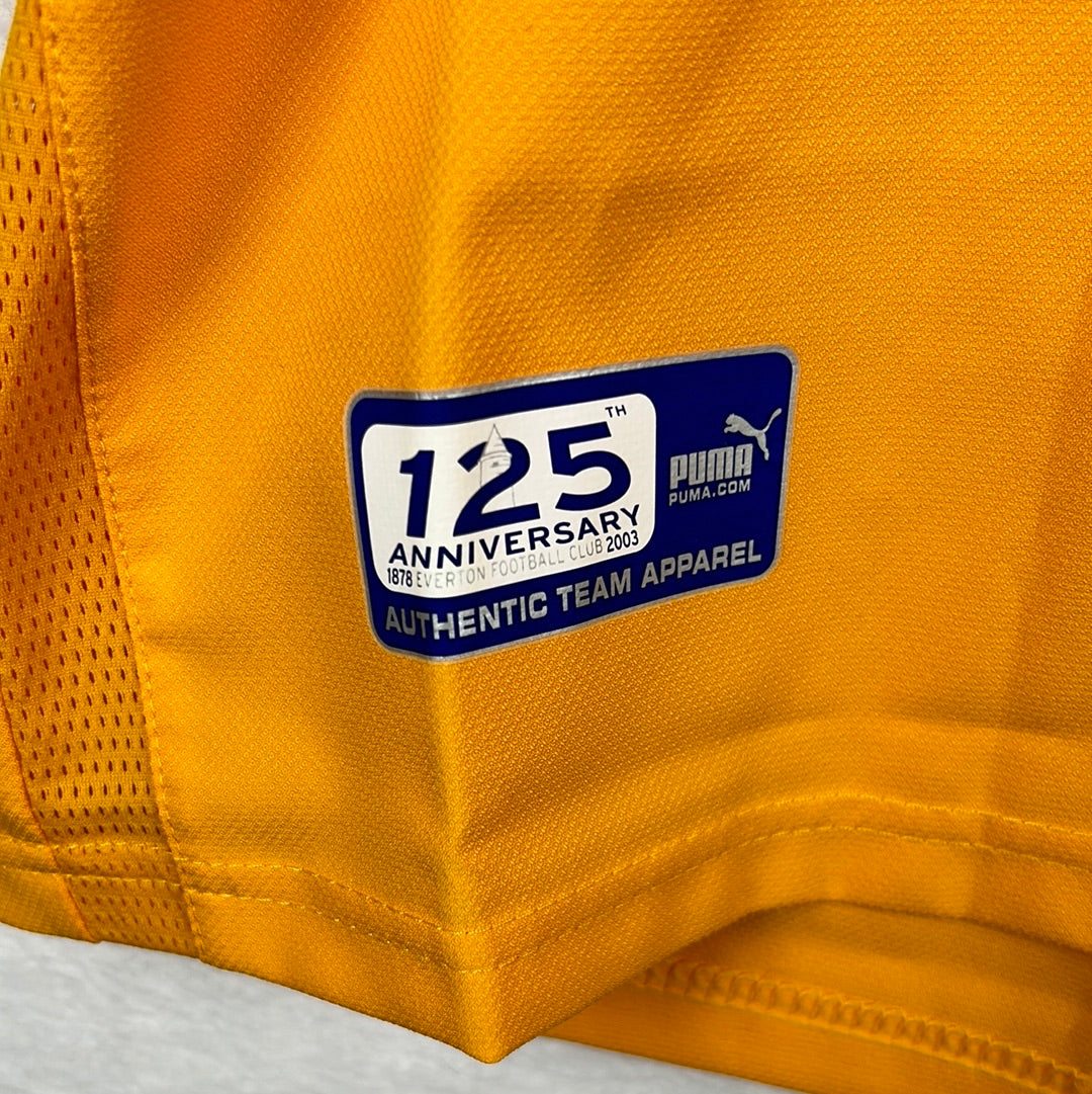 Everton 2003-2004 Player Issue Away Shirt - Rooney 18