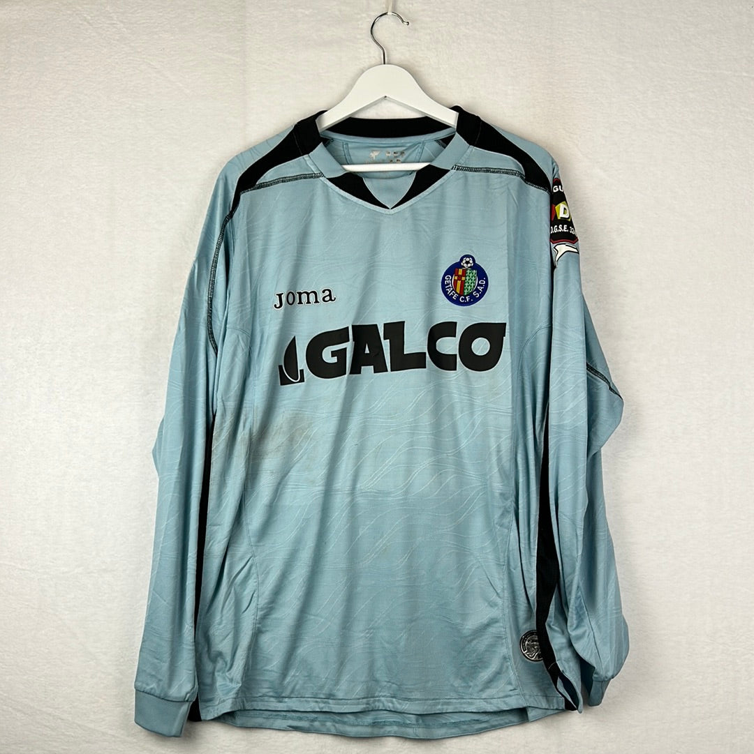 Getafe 2008/2009 Match Worn Goalkeeper Shirt - Pato 13