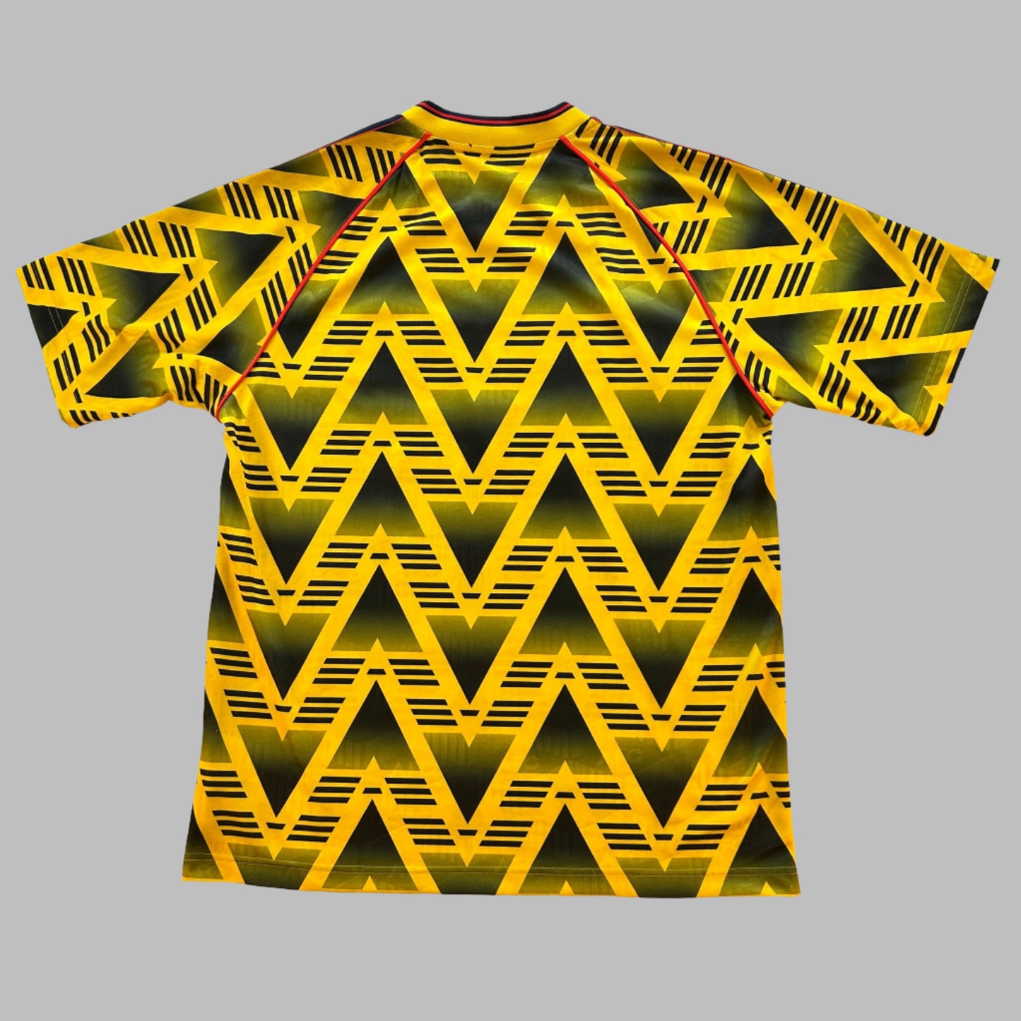 Arsenal 1991/1992 Away Shirt Adidas Originals Bruised Banana - Back