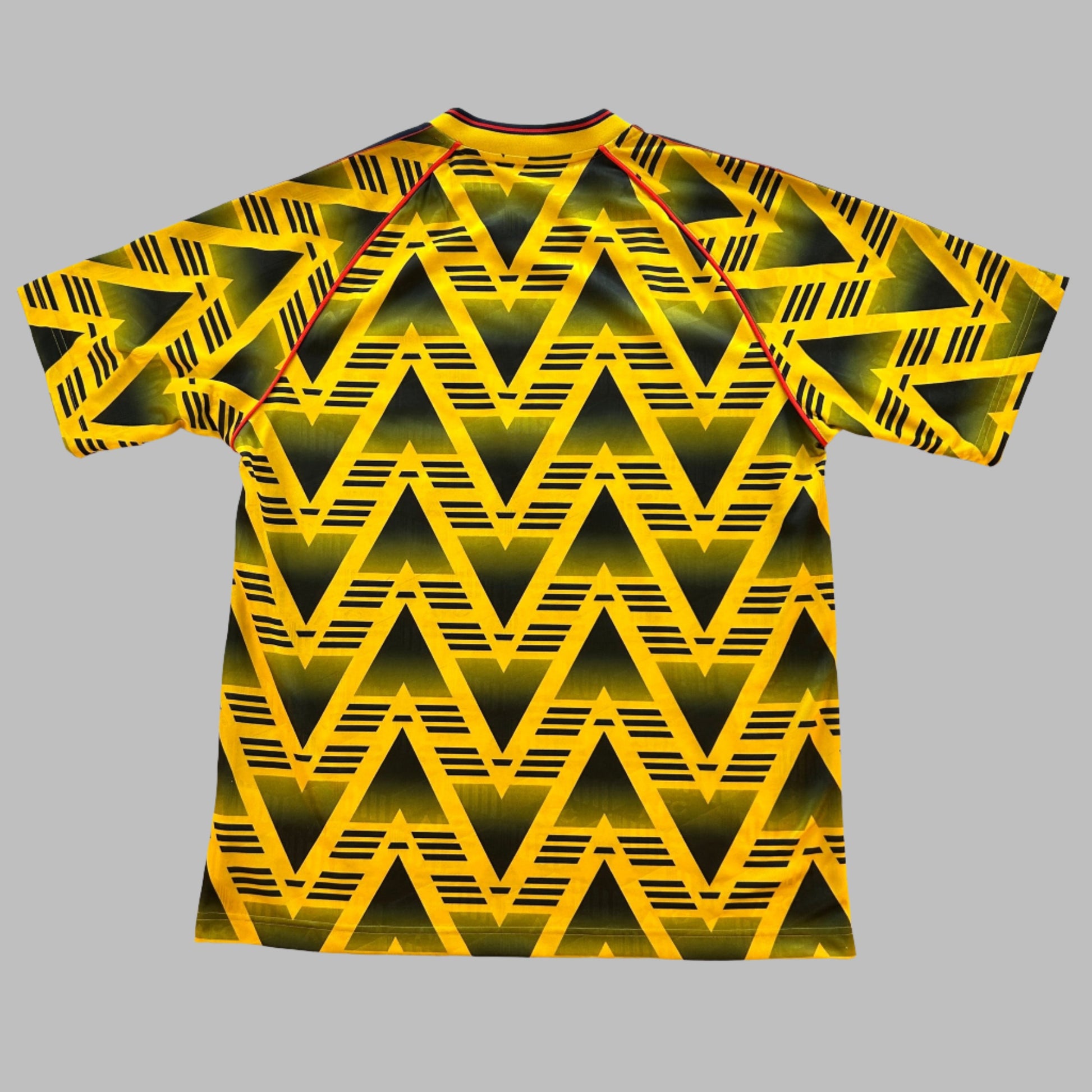 Arsenal 1991/1992 Away Shirt Adidas Originals Bruised Banana - Back