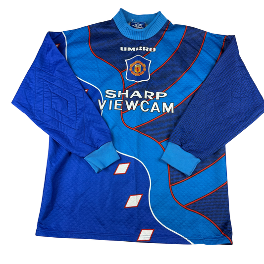 Manchester United 1995/1996 Goalkeeper Shirt - Medium - Excellent