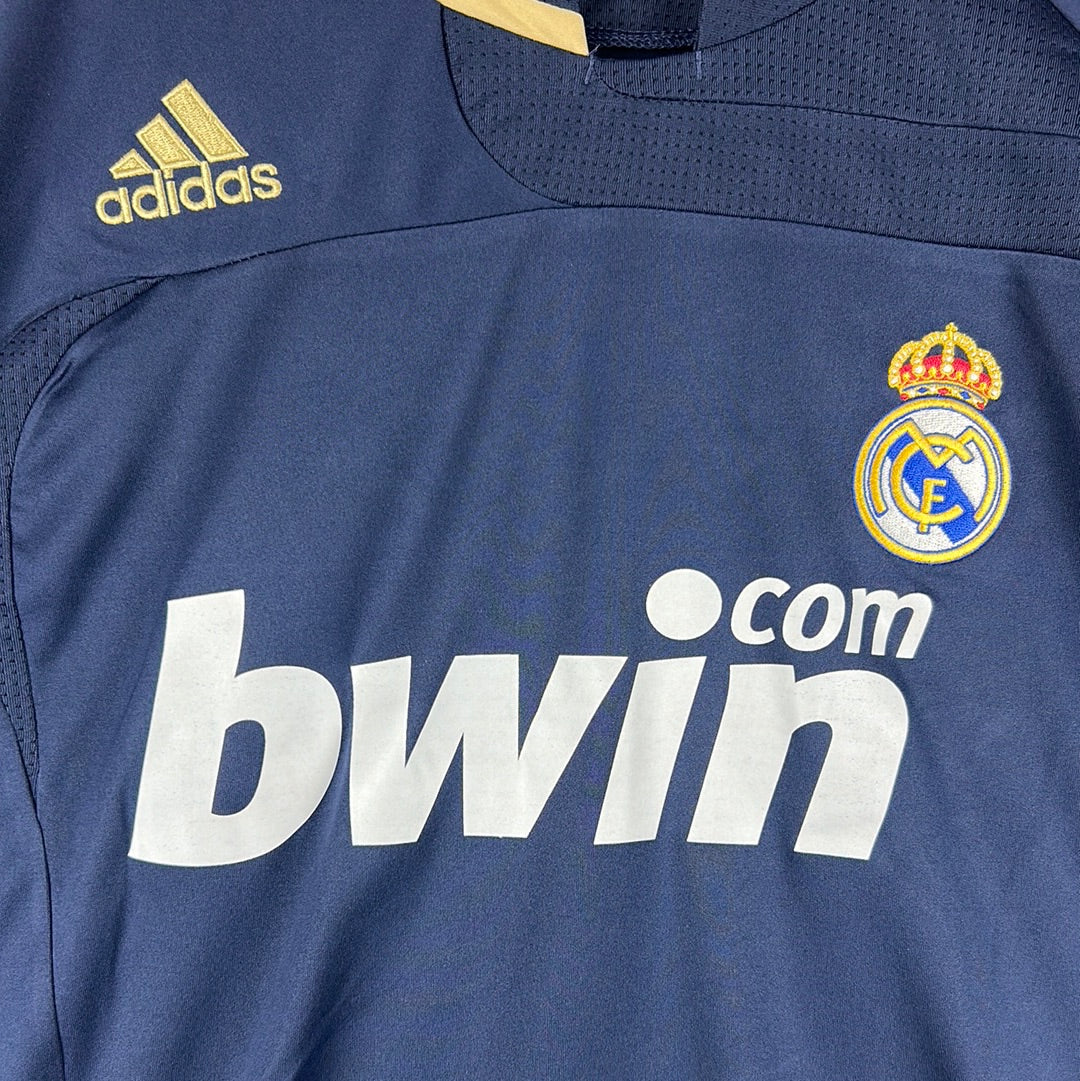 Real Madrid 2007/2008 Player Issue Away Shirt - Raul 7