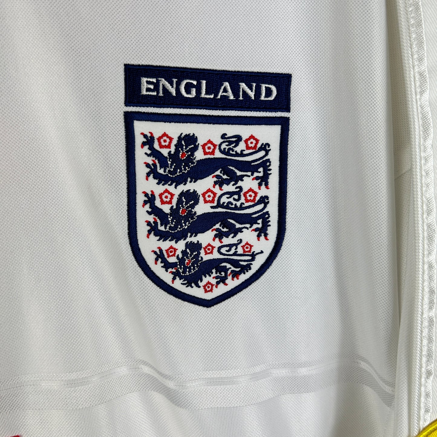 England Player Issue 2000 Home Shirt - Beckham 7 - Euro 2000