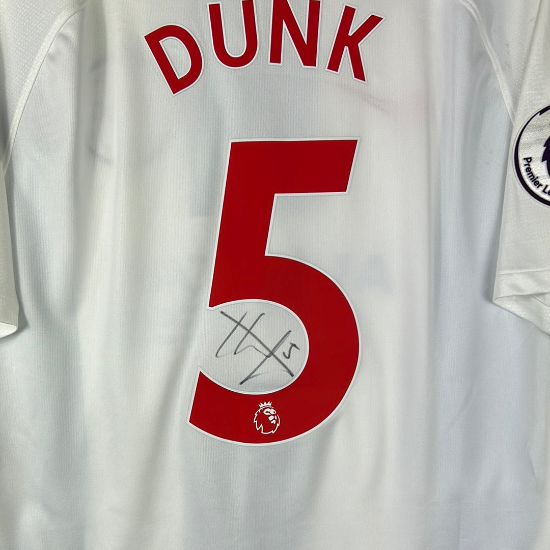 Brighton 2018/2019 Player Issued Home Shirt - Dunk Signed