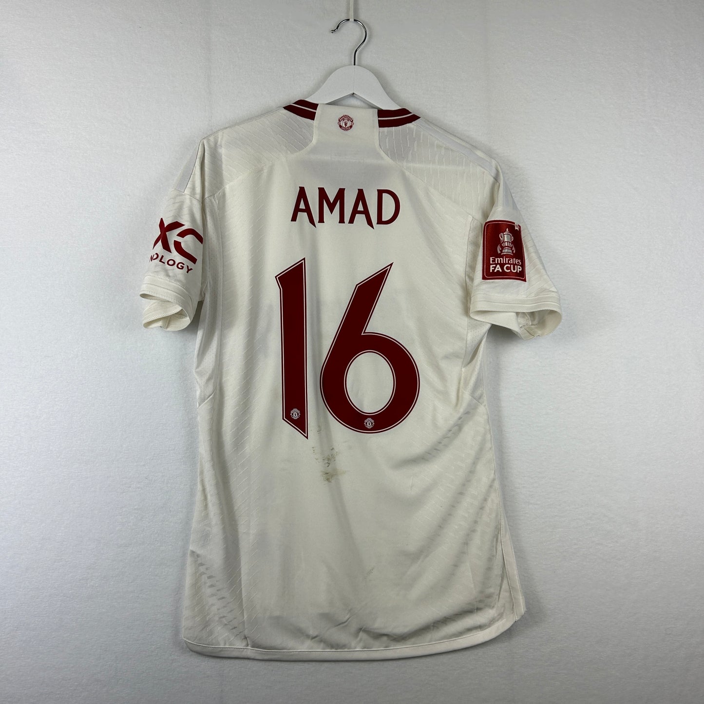 Manchester United 2023/2024 Match Worn Third Shirt - Amad 16 - FA Cup