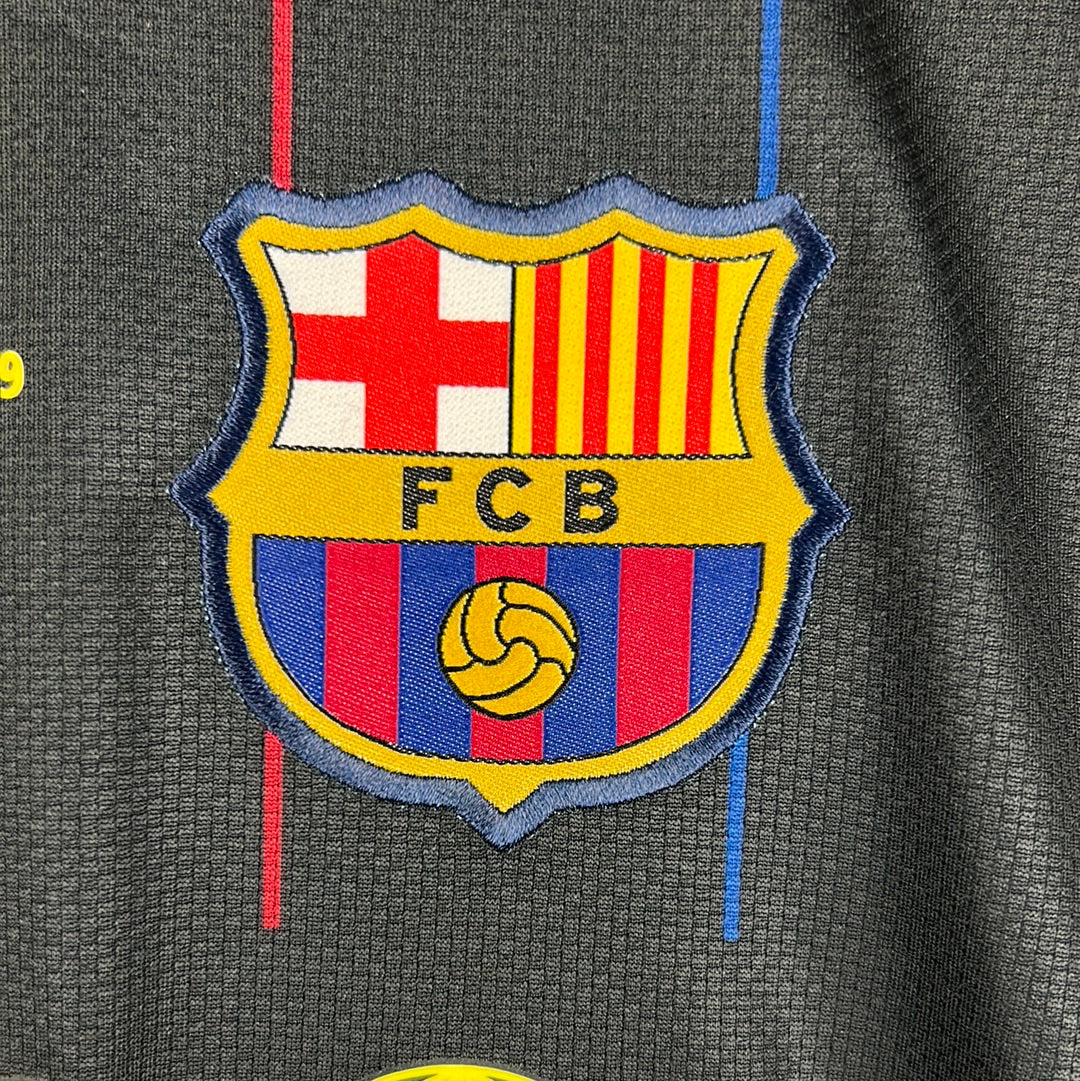Barcelona 2009/2010 Player Issue Third Goalkeeper Shirt - Valdes 1 - WCC Dubai