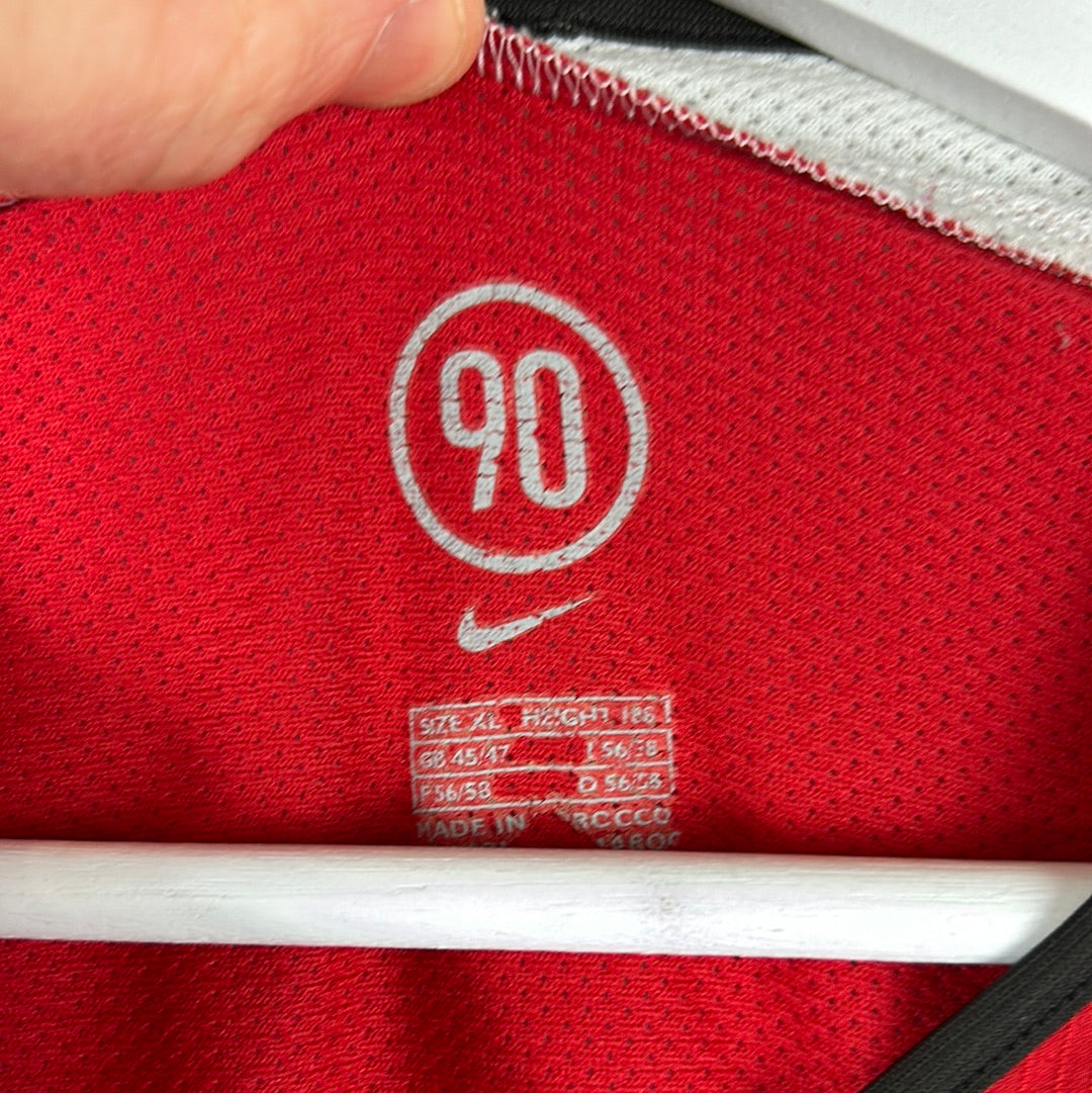 Manchester United 2004-2005 Home Shirt - Long Sleeve - Extra Large