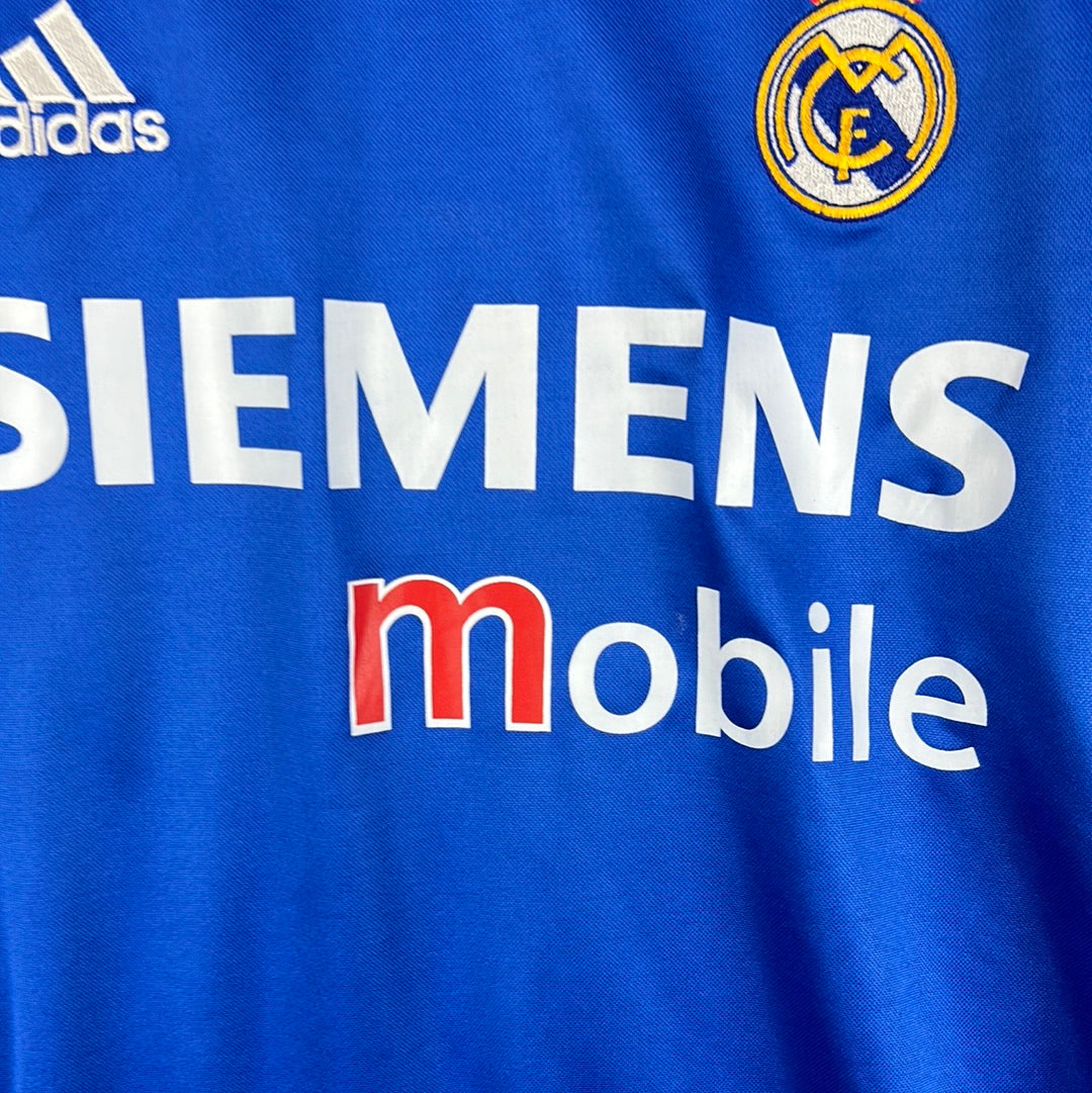 Real Madrid 2002/2003 Player Issue Third Shirt - M.Salgado 2 - Long Sleeve