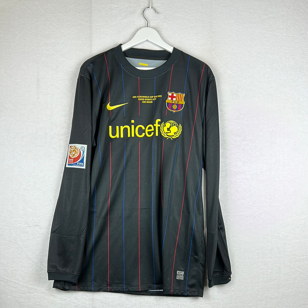 Barcelona 2009/2010 Player Issue Third Goalkeeper Shirt - Valdes 1 - WCC Dubai
