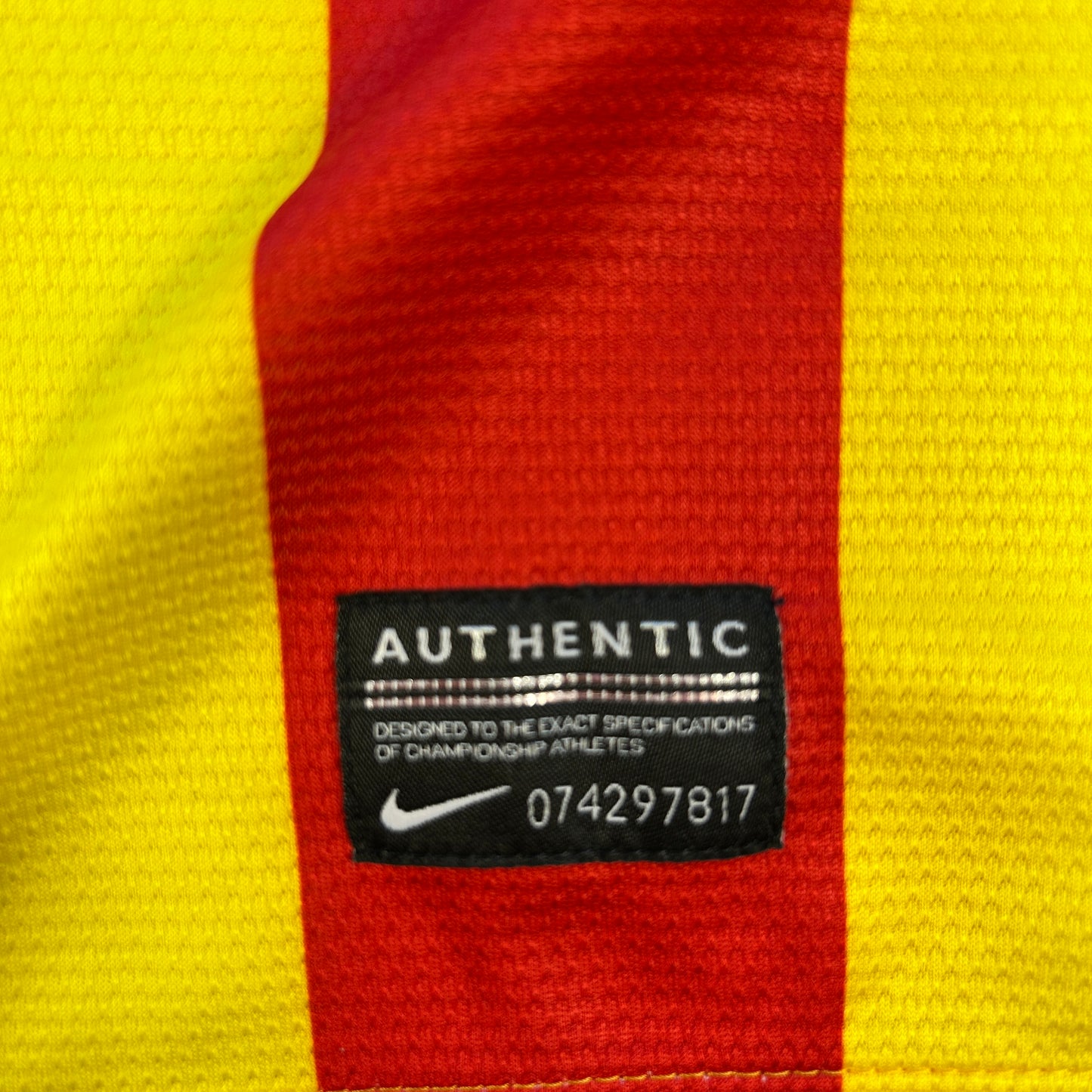 Barcelona 2012/2013 Match Issue Away Shirt - Messi 10 - v AC Milan