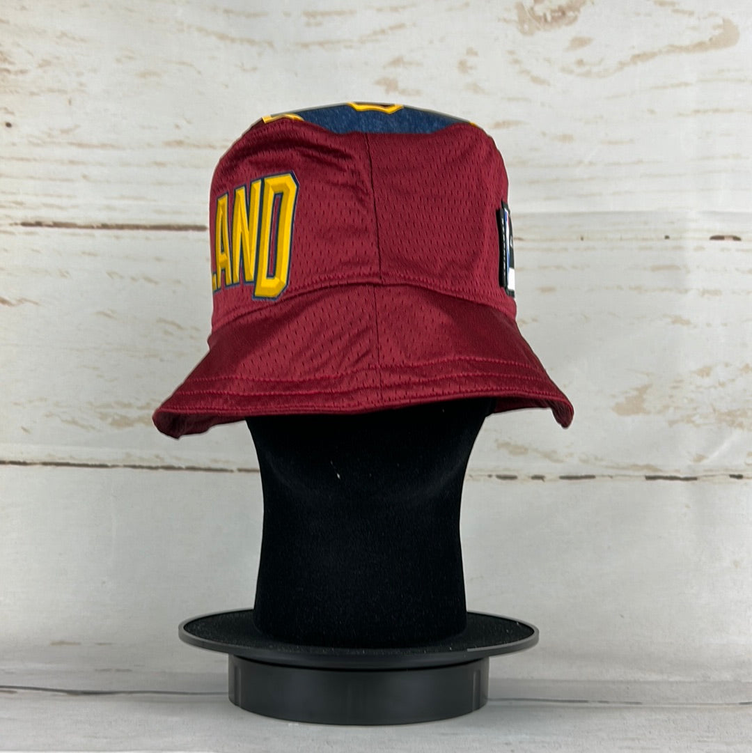 Cleveland Cavaliers Upcycled NBA Jersey Bucket Hat