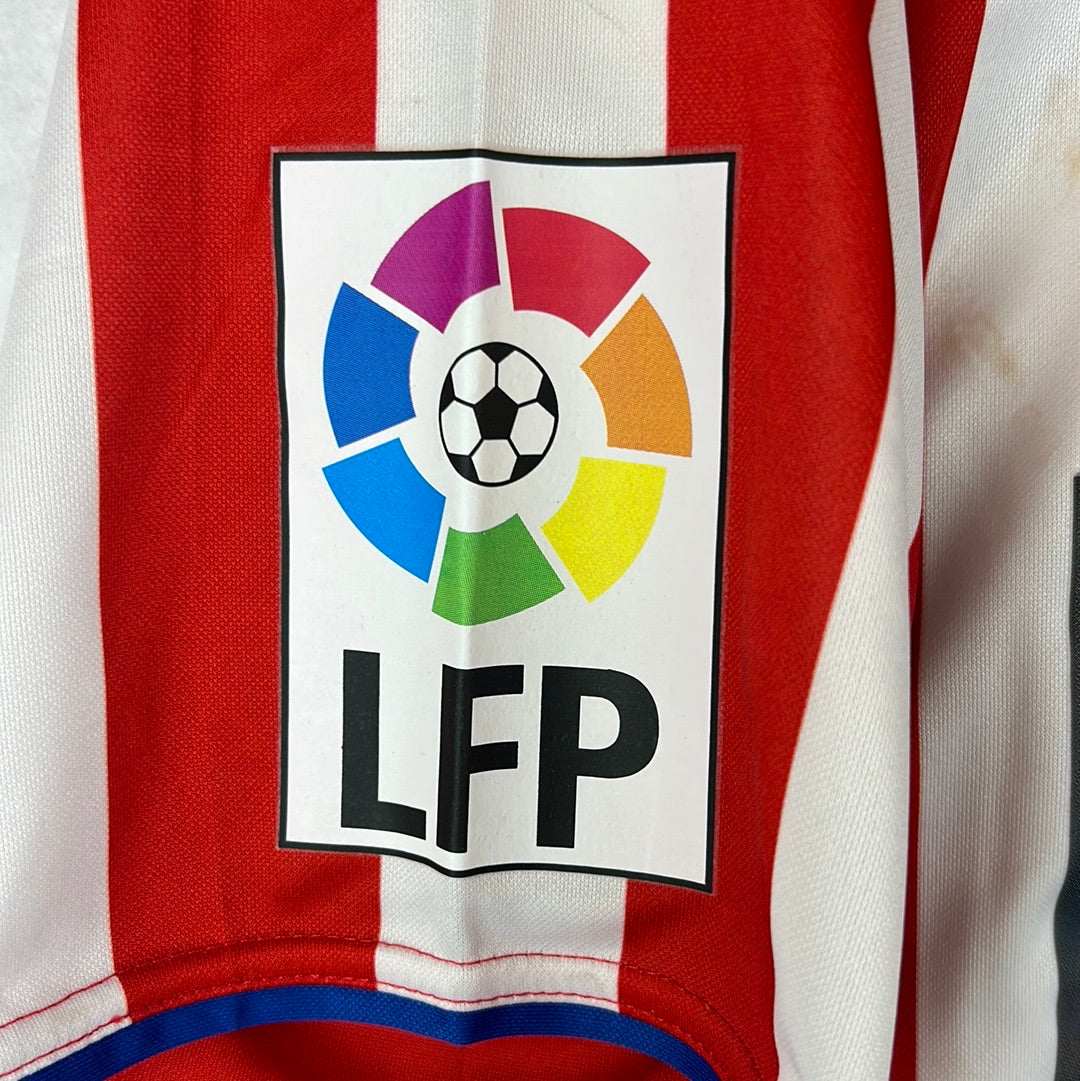 Atletico Madrid 2004/2005 Match Worn Home Shirt - Garcia Calvo 5 - Z