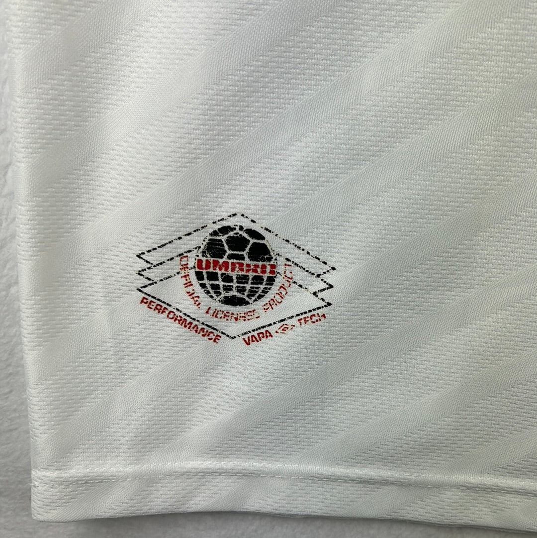 Manchester United 1996-1997 Away Shirt - Medium - Champions Embroidery